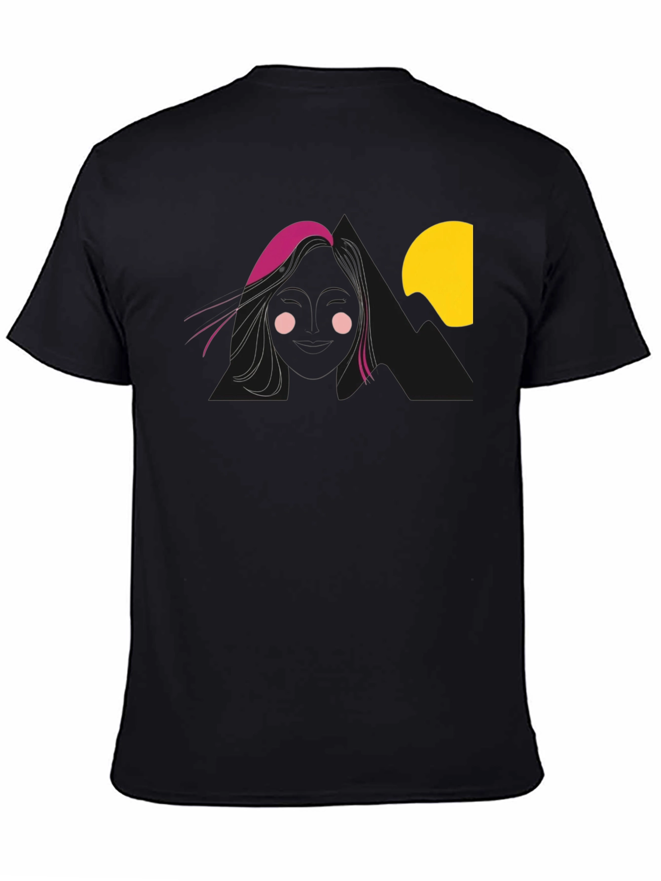 Mysterious Silhouette Graphic T-Shirt