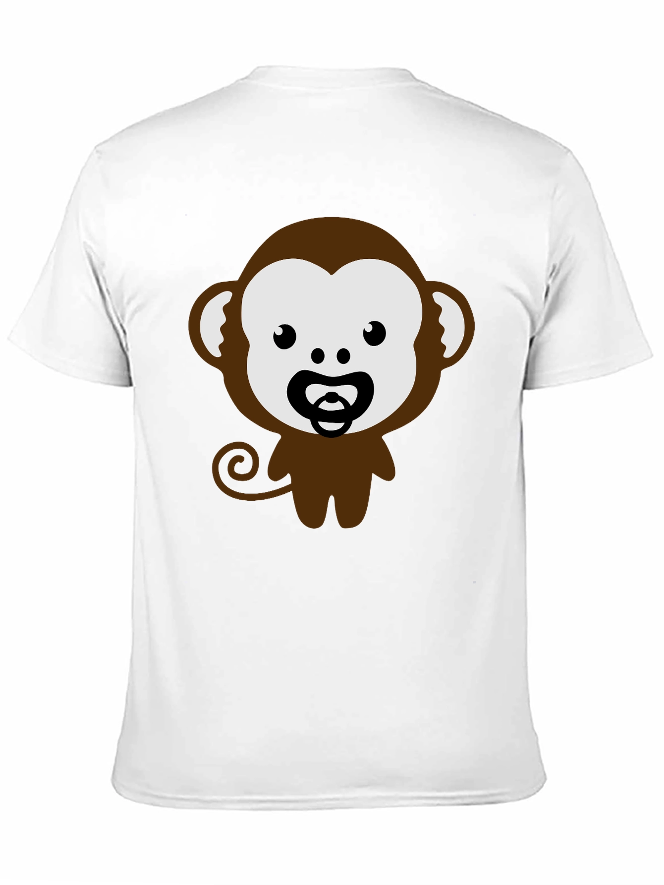Funny Monkey Pacifier Graphic Tee