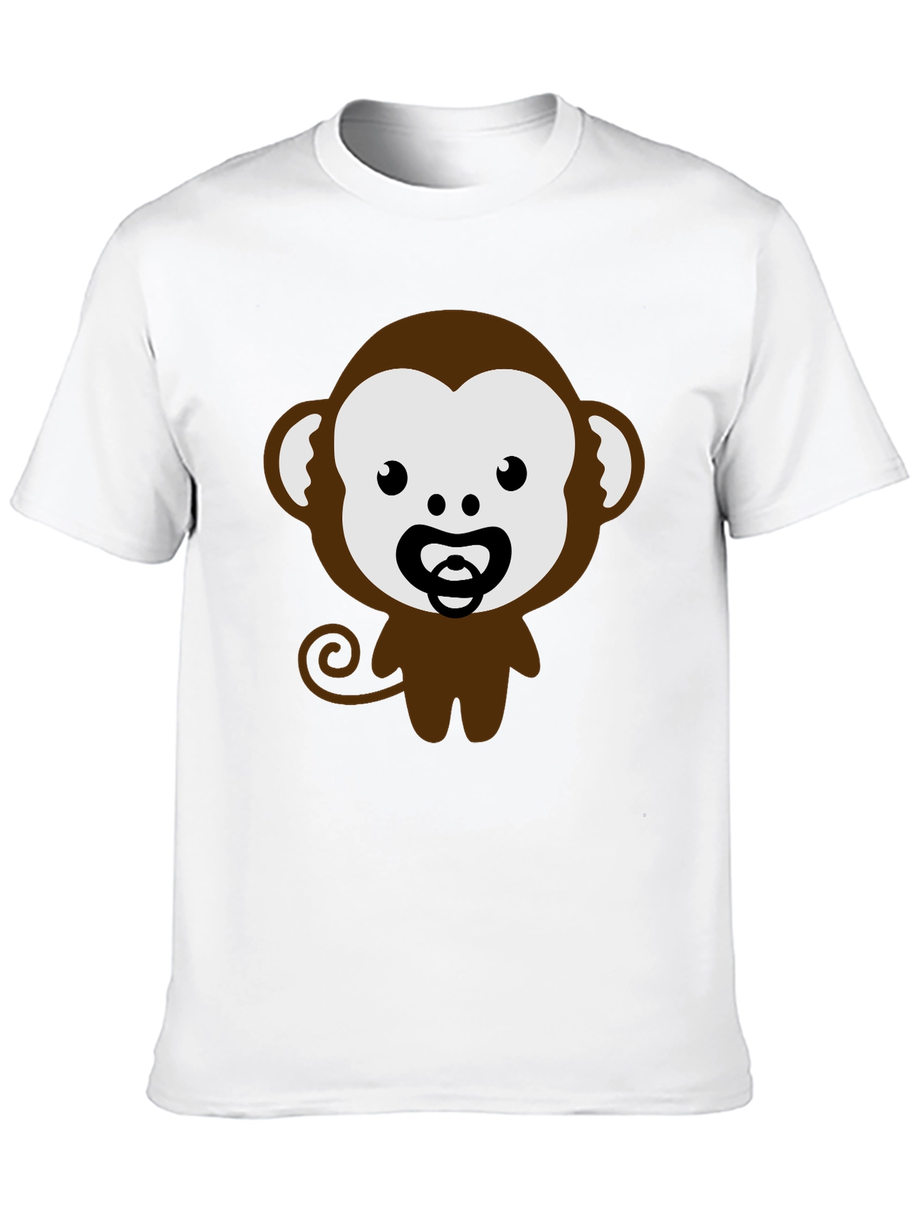 Funny Monkey Pacifier Graphic Tee