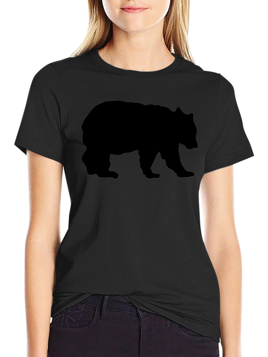 Black Bear Silhouette Graphic Tee - Mens