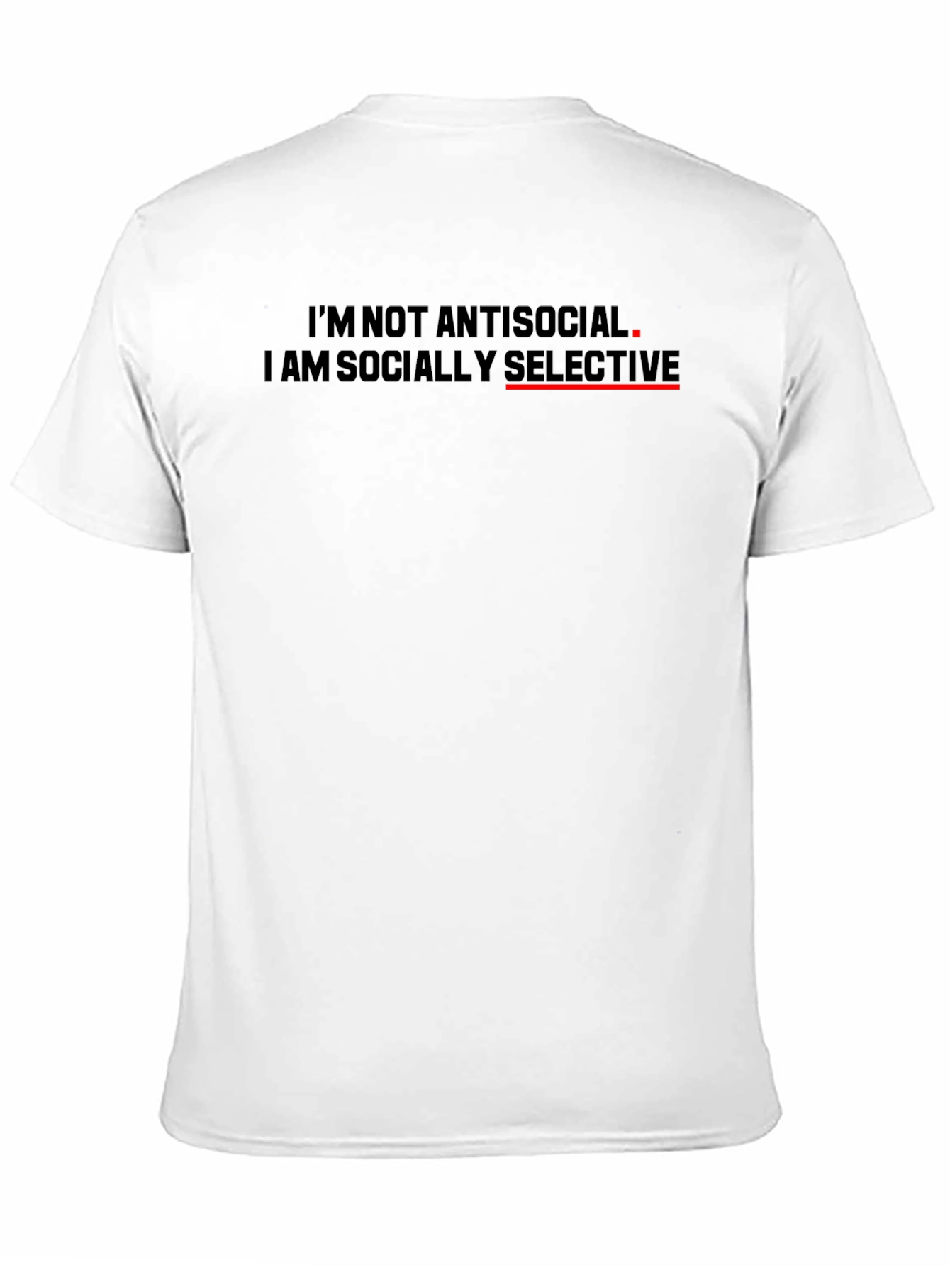 Socially Selective Graphic T-Shirt - Black