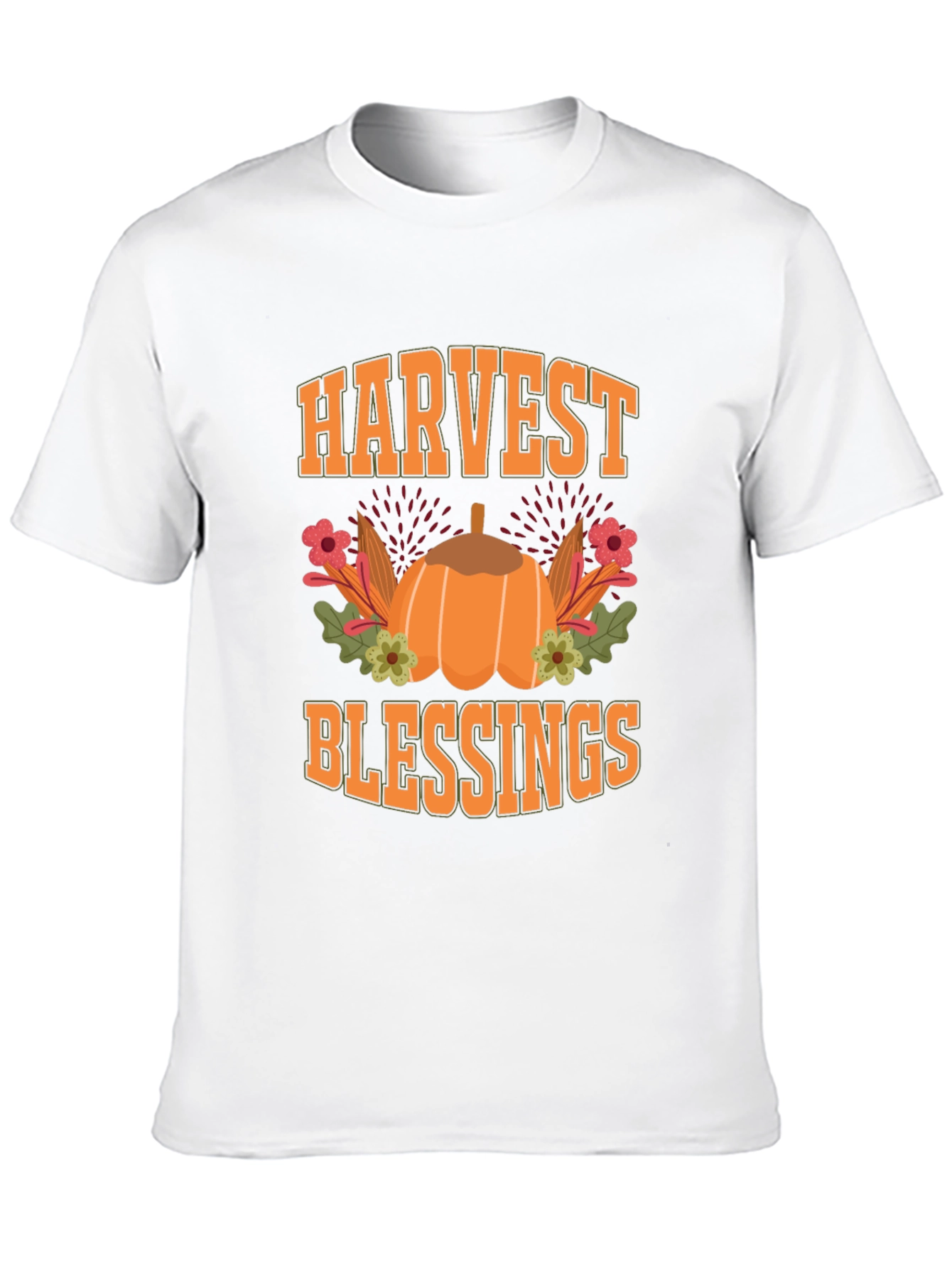 Harvest Blessings Pumpkin Graphic Tee