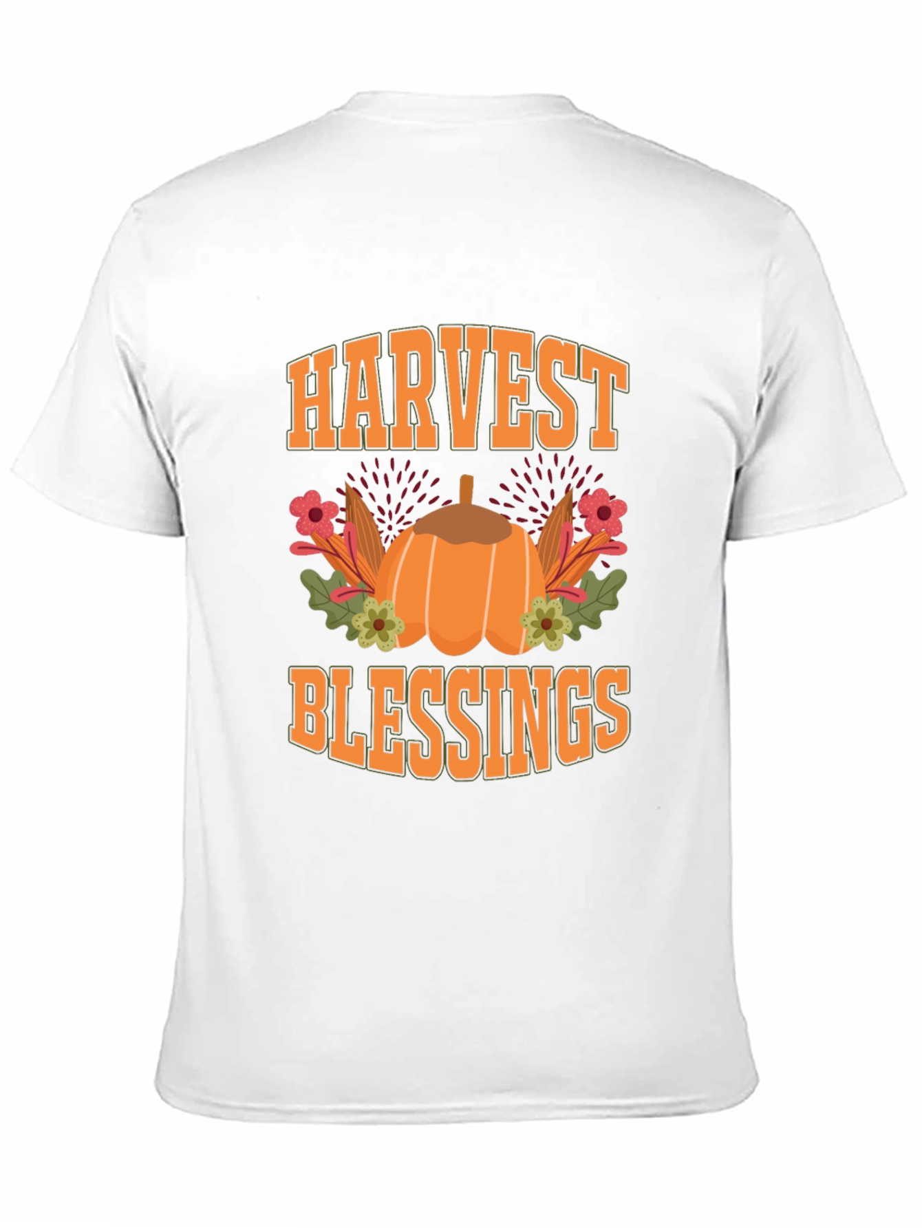Harvest Blessings Pumpkin Graphic Tee