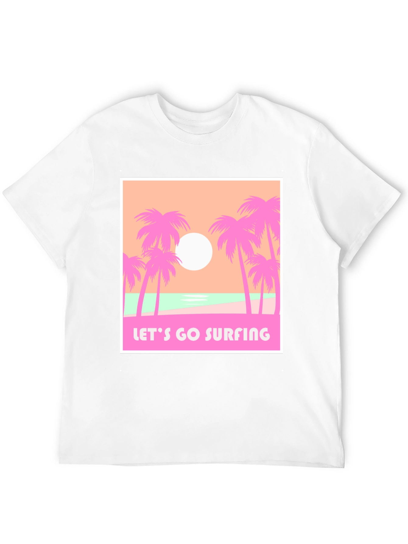 Lets Go Surfing Graphic Tee