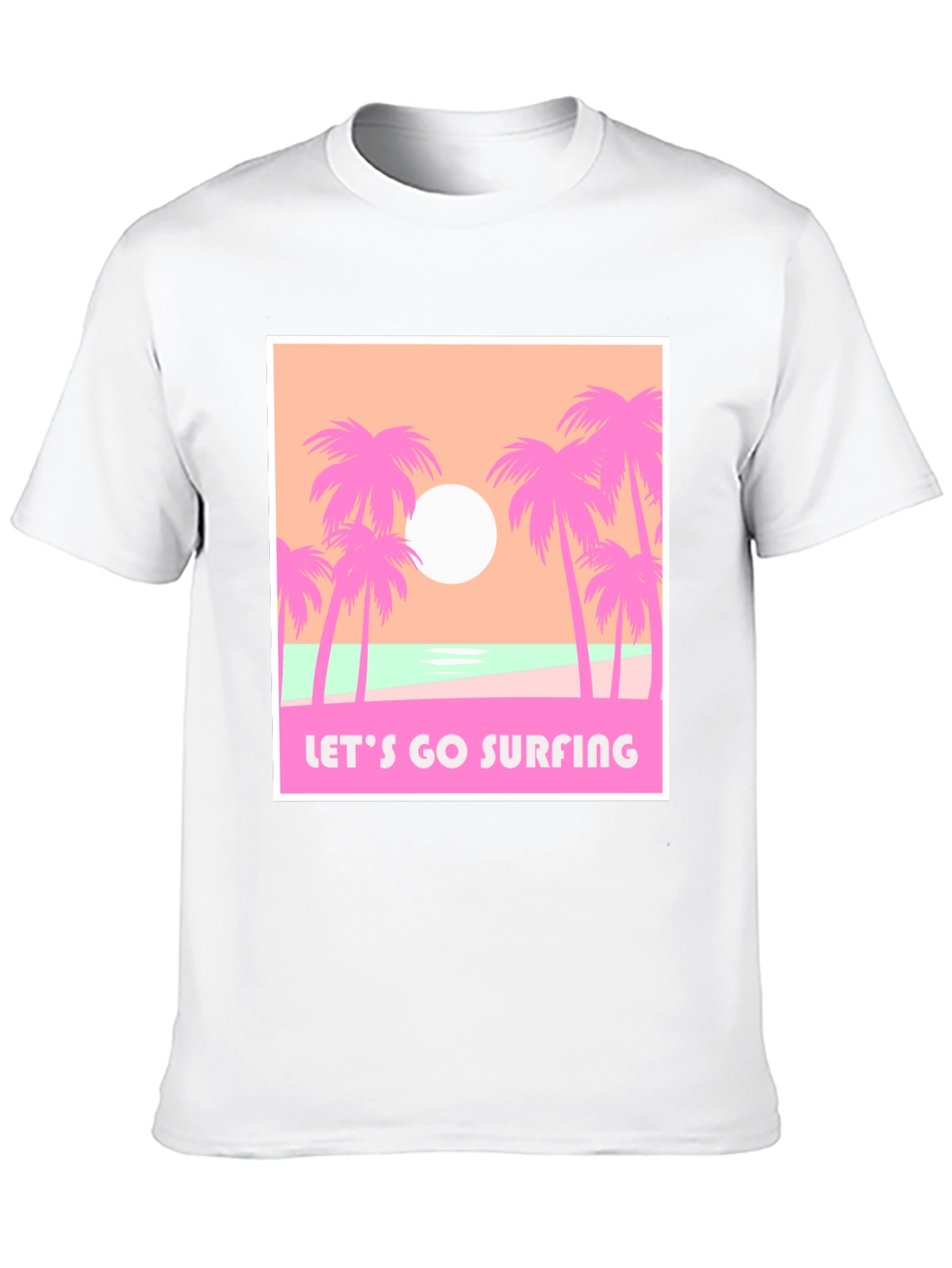 Lets Go Surfing Graphic Tee