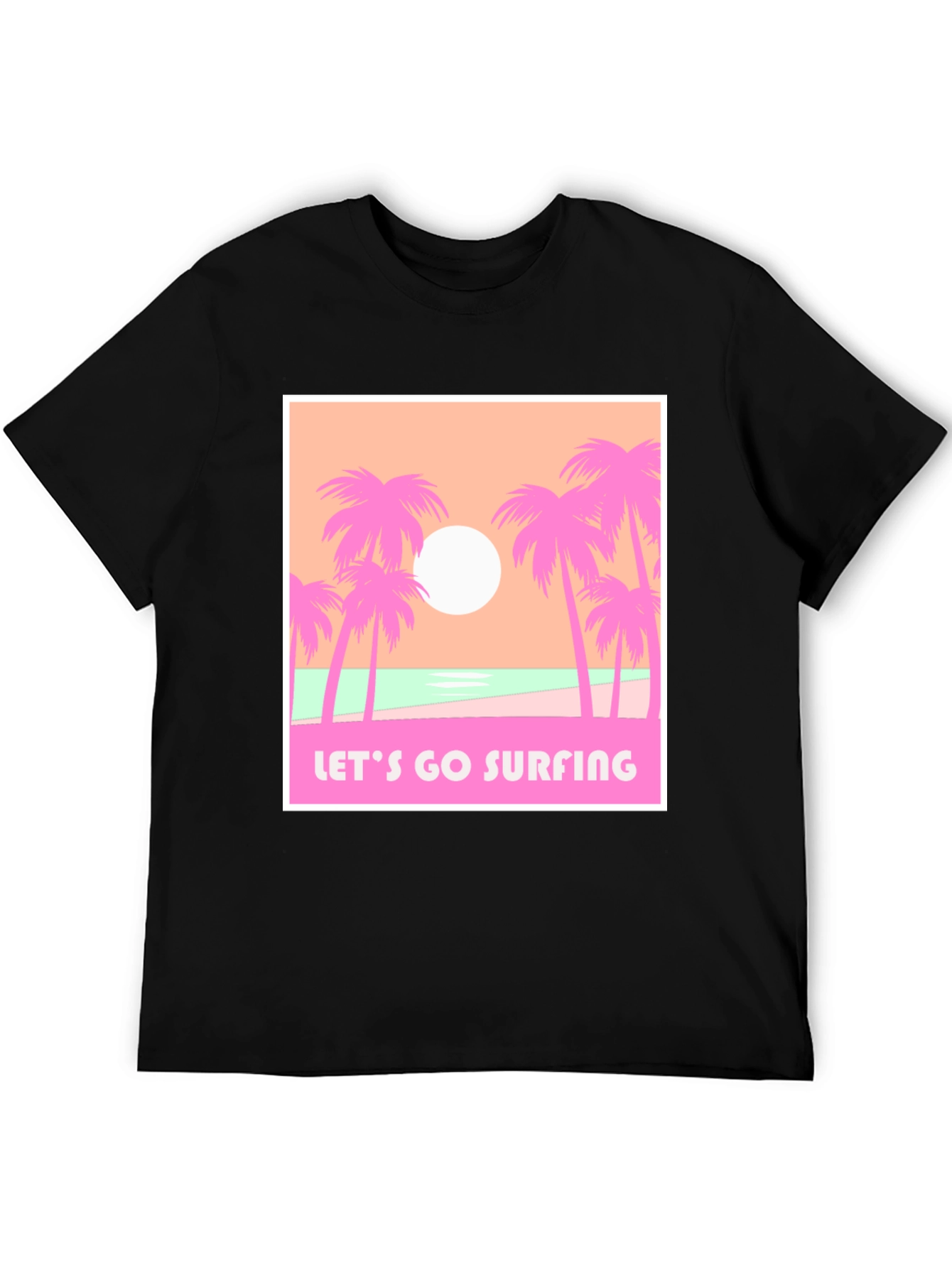 Lets Go Surfing Graphic Tee