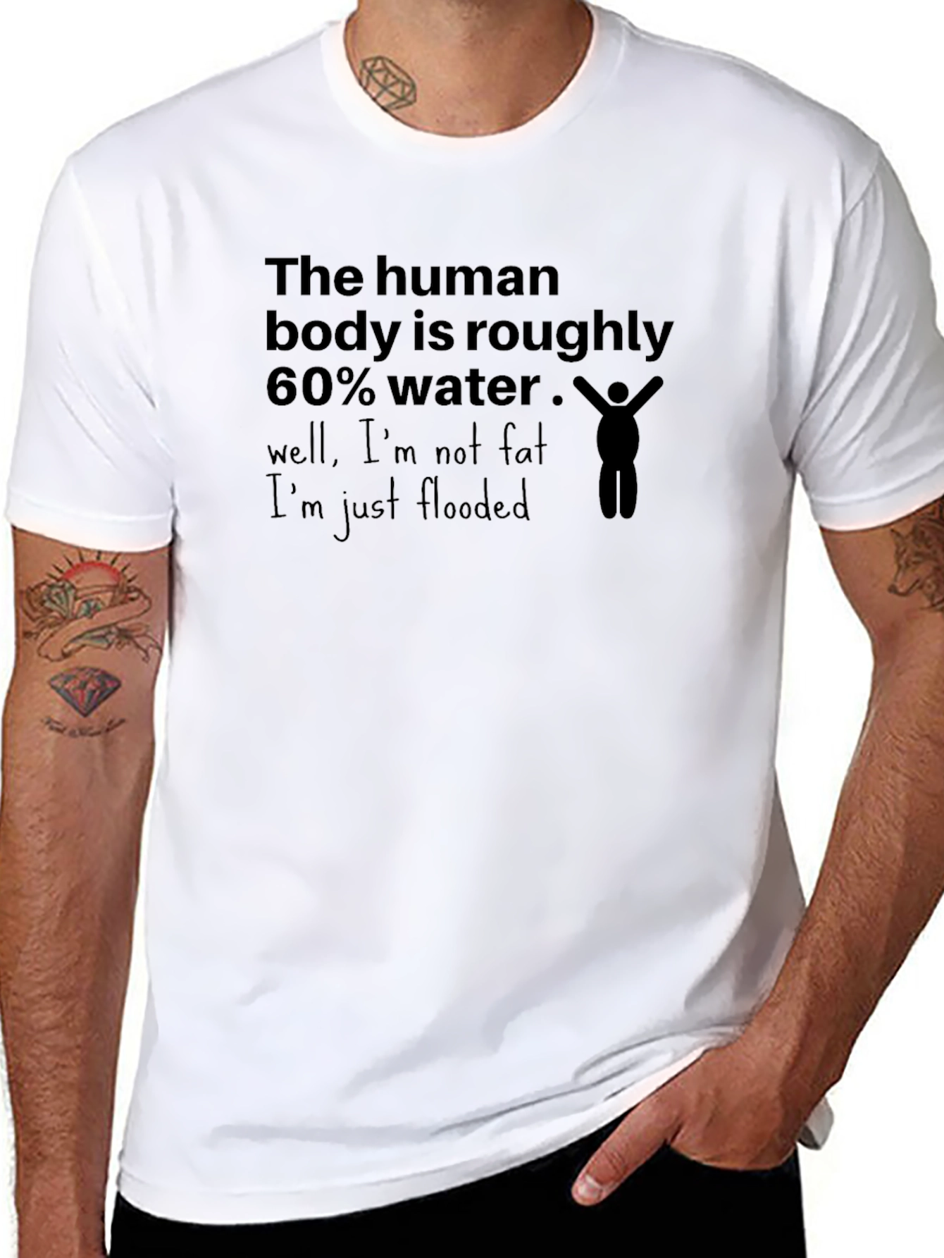 Humorous Water Content T-Shirt
