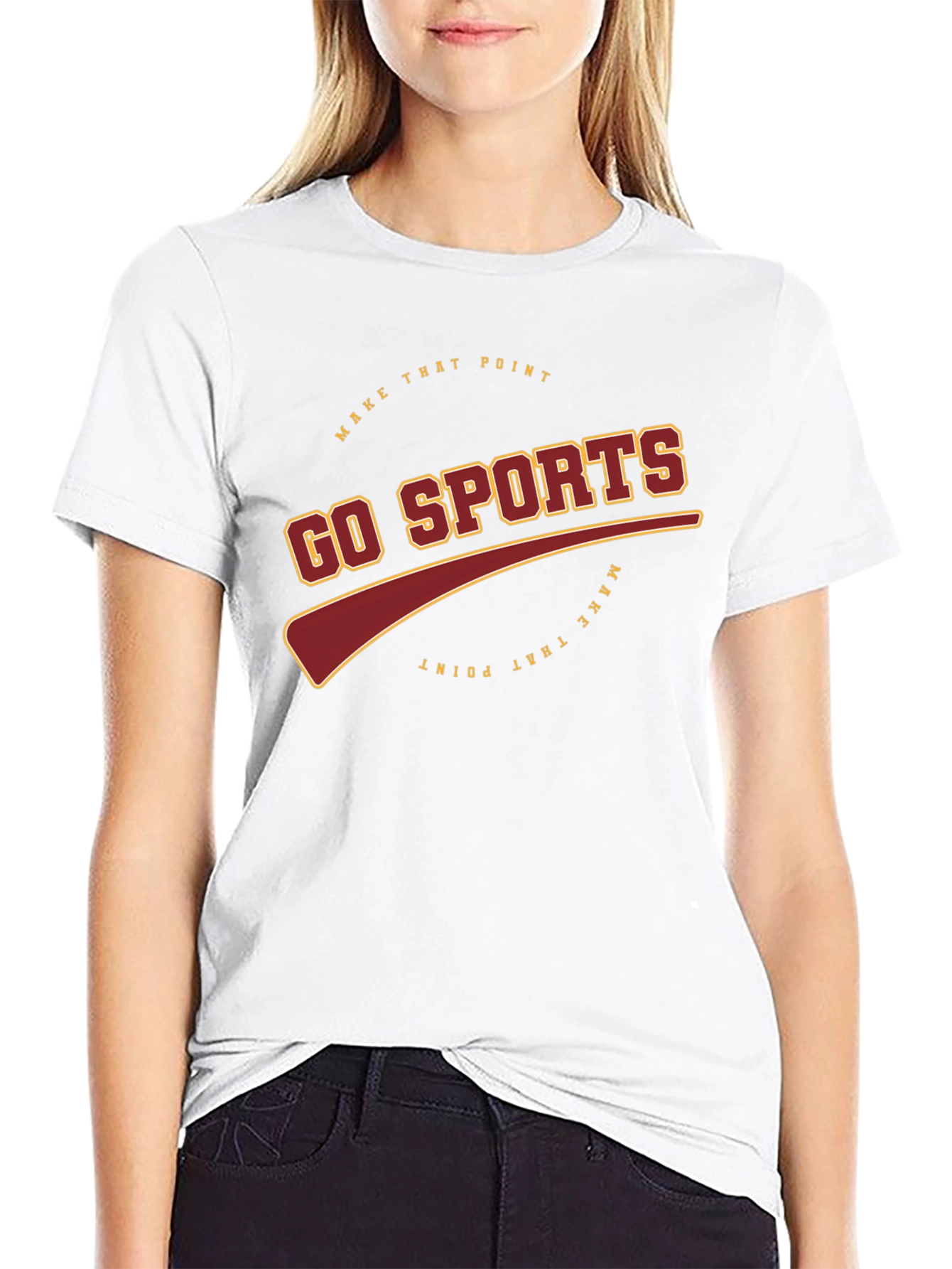 Go Sports Black T-Shirt - Premium Graphic Tee