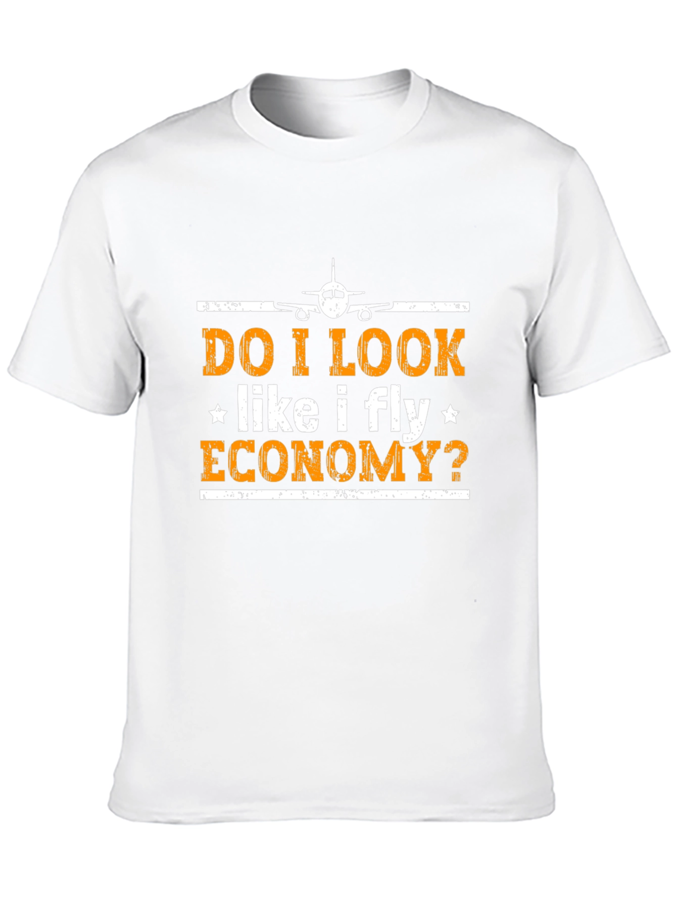 Fly Economy? Graphic T-Shirt Pilot Airplane Tee