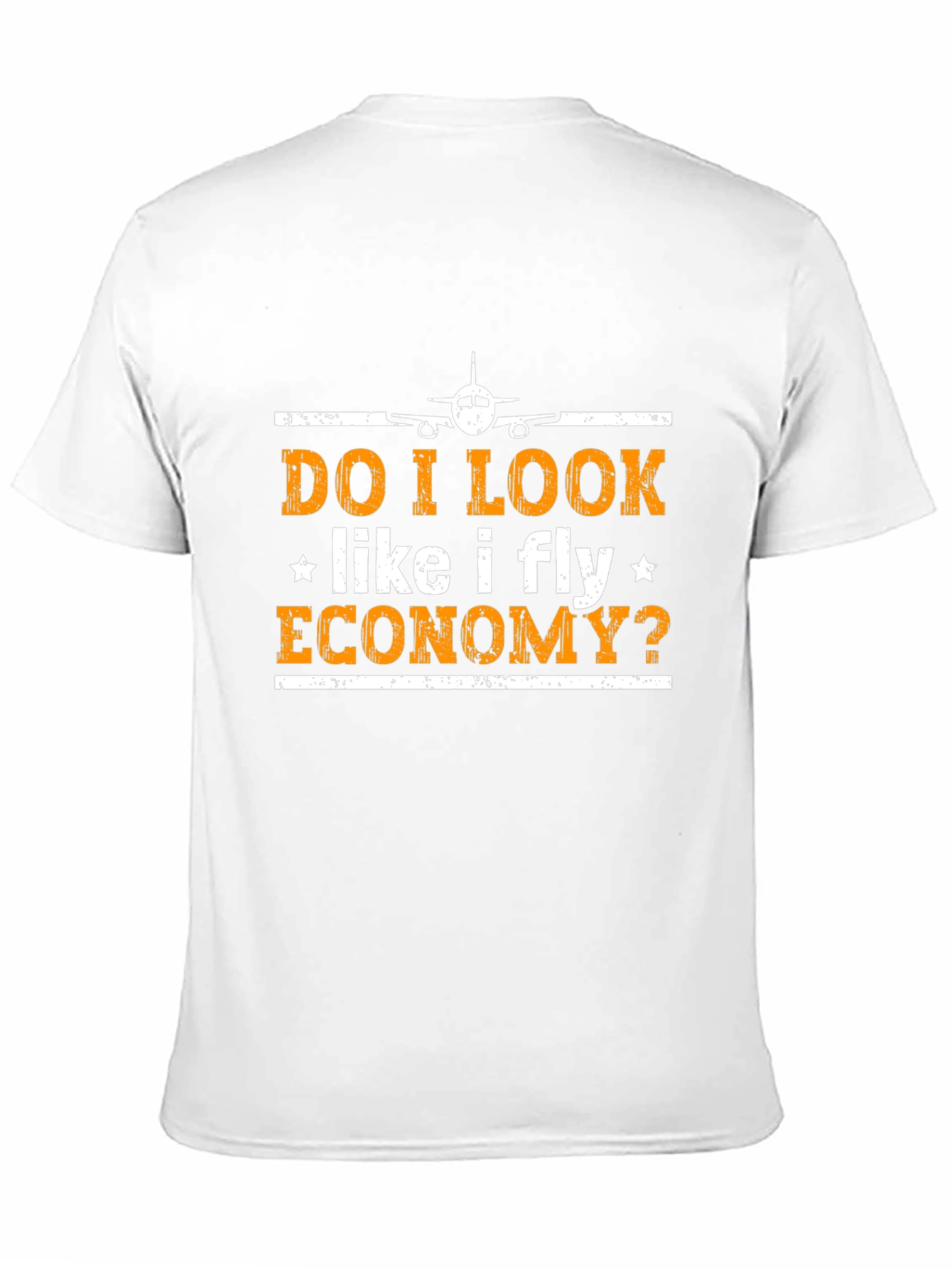 Fly Economy? Graphic T-Shirt Pilot Airplane Tee