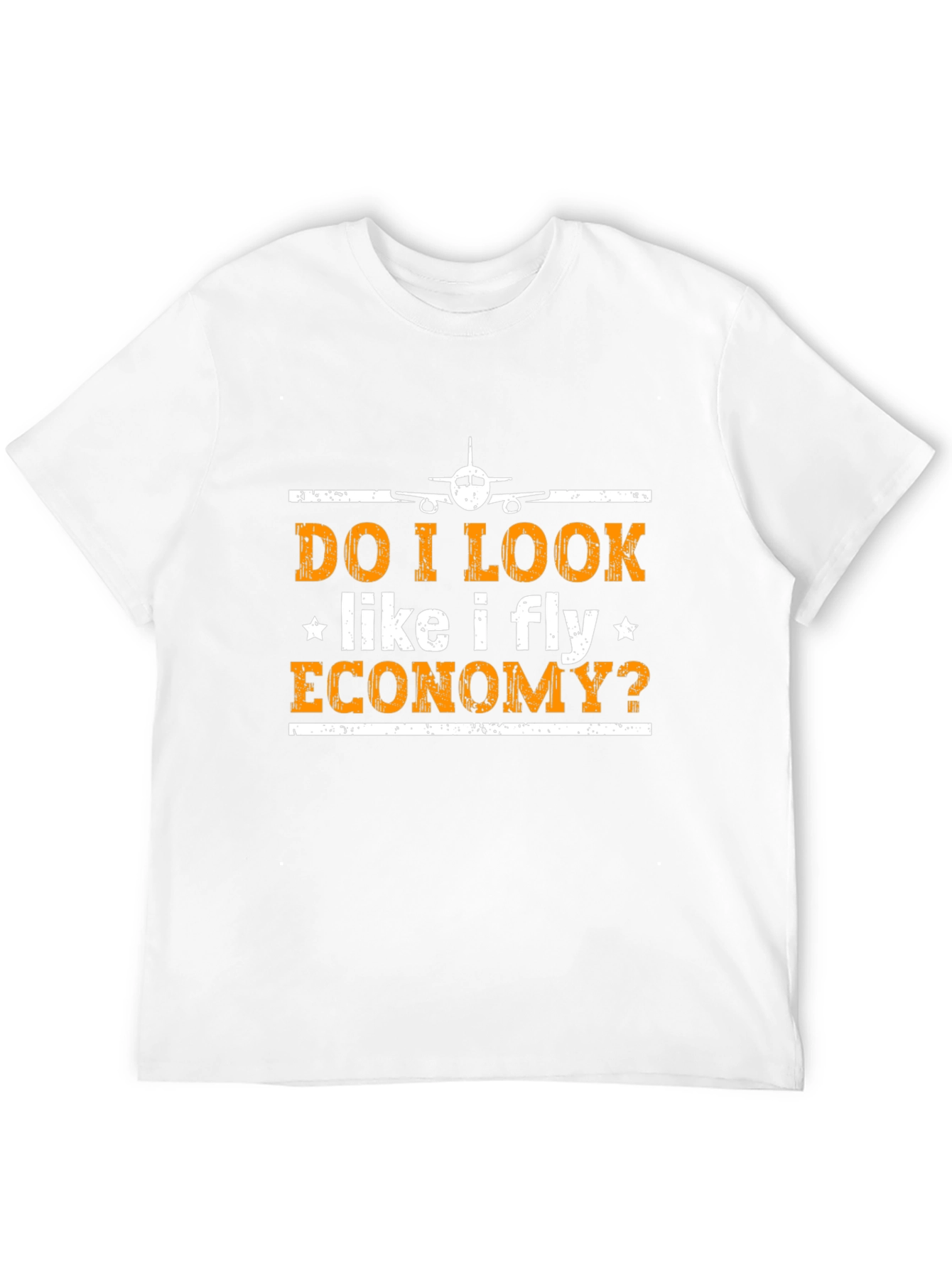 Fly Economy? Graphic T-Shirt Pilot Airplane Tee