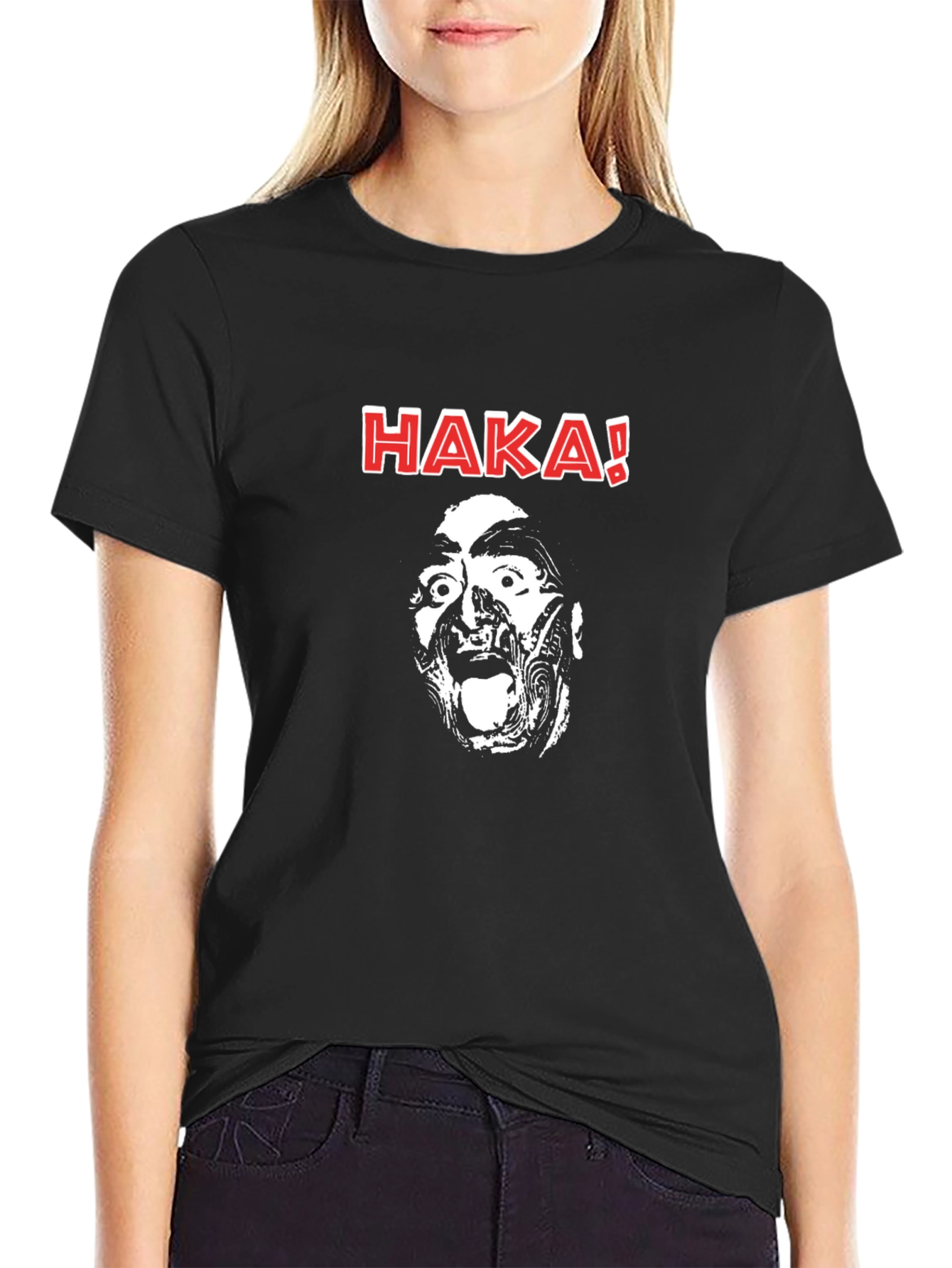 Haka! Graphic Tee - Bold Statement T-Shirt