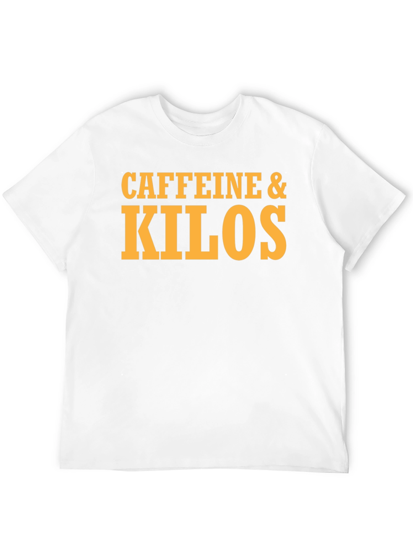 Caffeine & Kilos Black Graphic T-Shirt