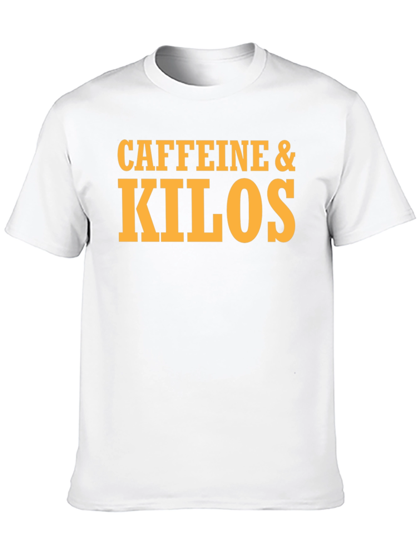 Caffeine & Kilos Black Graphic T-Shirt