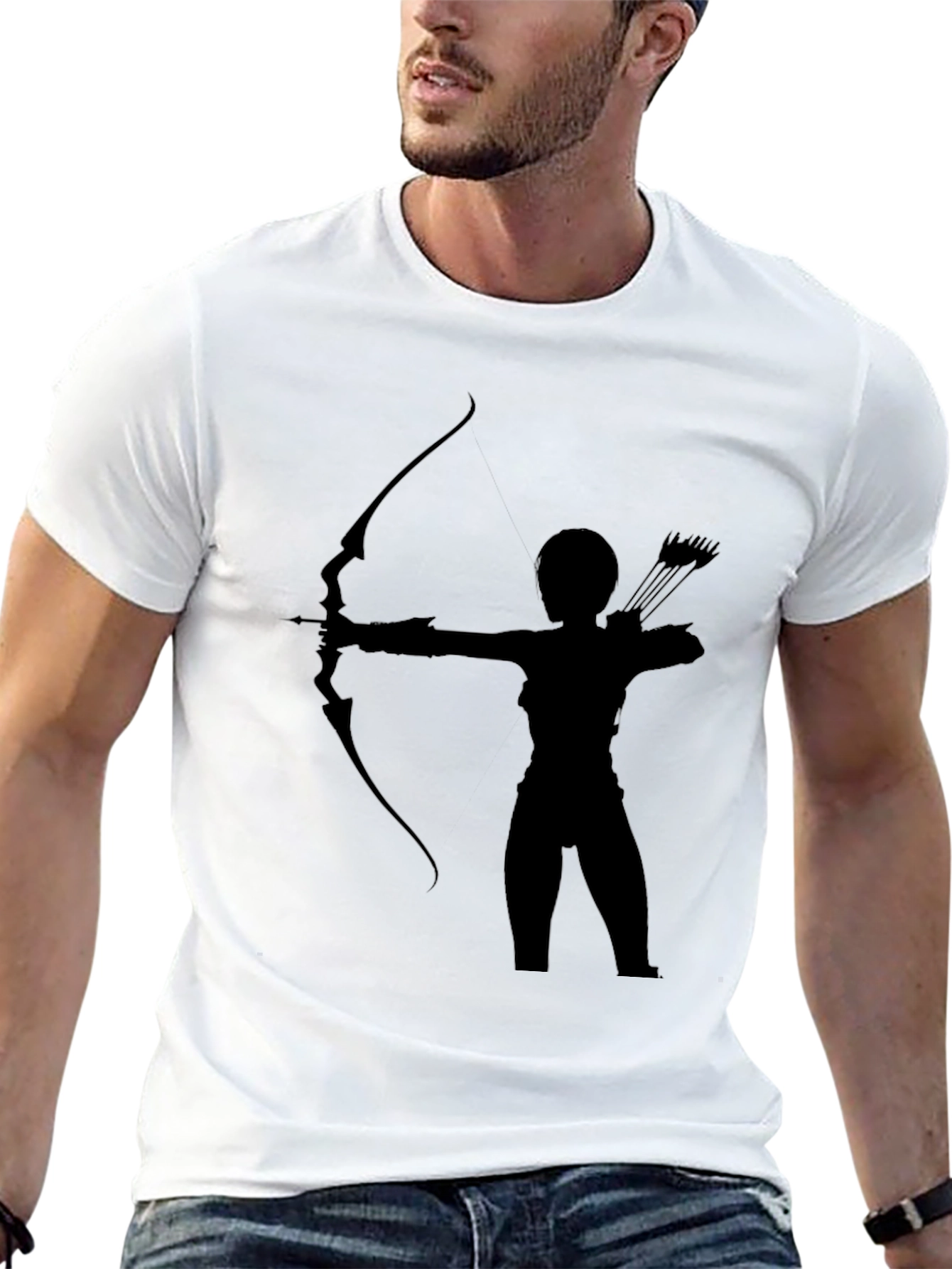 Archer Graphic T-Shirt - Black