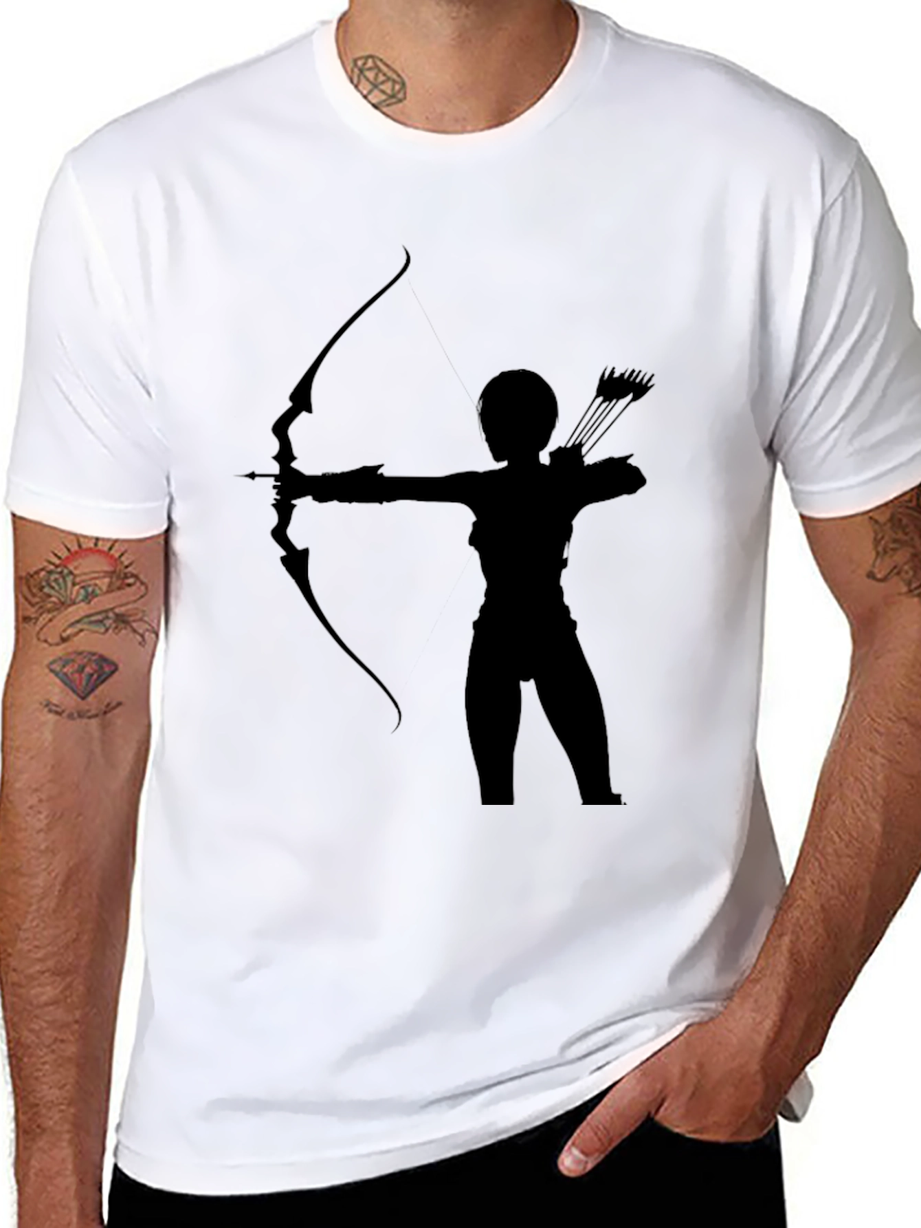 Archer Graphic T-Shirt - Black