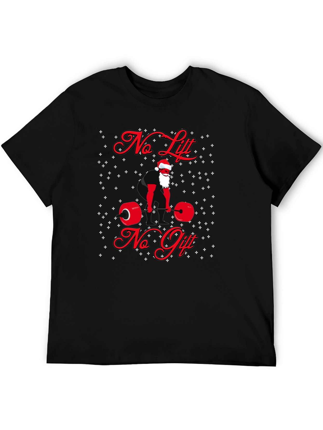 No Lift No Gift Christmas Gym T-Shirt
