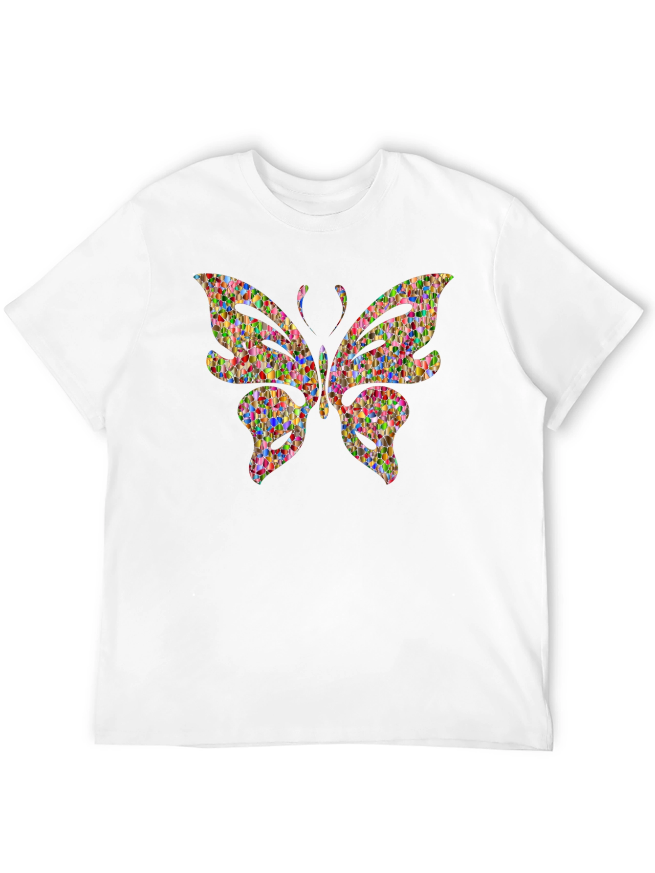 Butterfly Mosaic Graphic T-Shirt