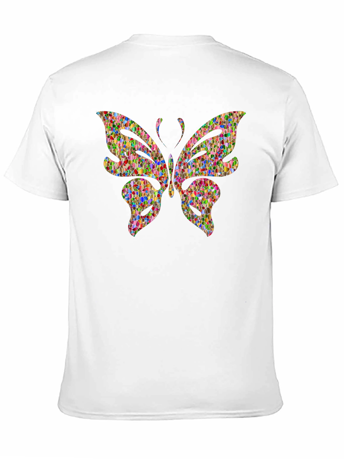 Butterfly Mosaic Graphic T-Shirt