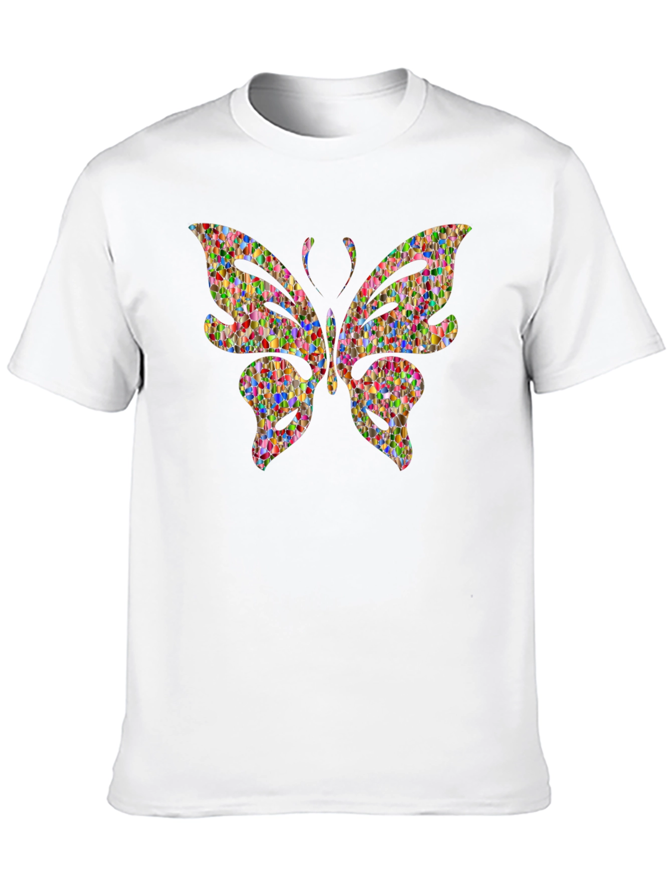Butterfly Mosaic Graphic T-Shirt