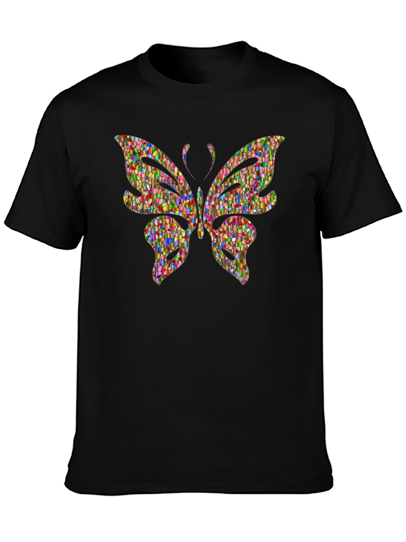 Butterfly Mosaic Graphic T-Shirt