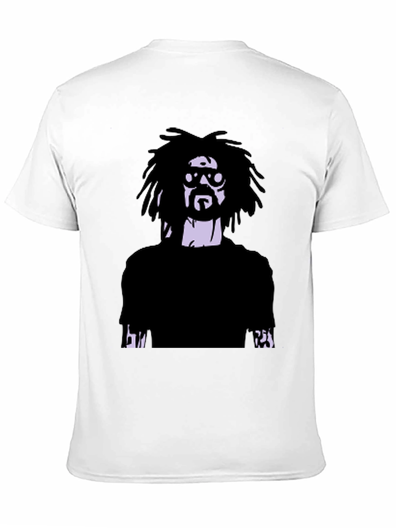Cool Graphic Tee - Mans Printed Black T-Shirt
