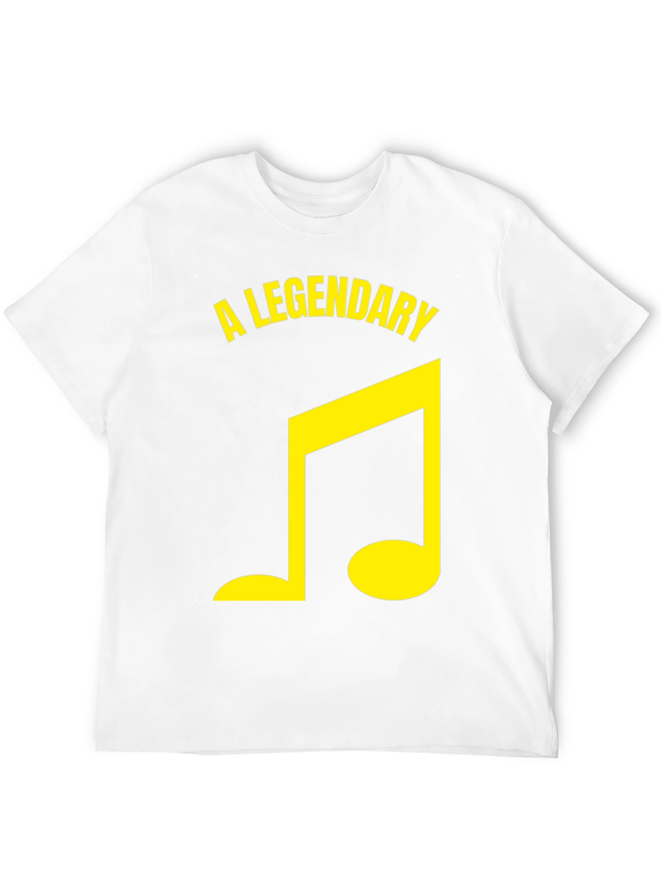 Legendary Music Note Graphic Tee - Black