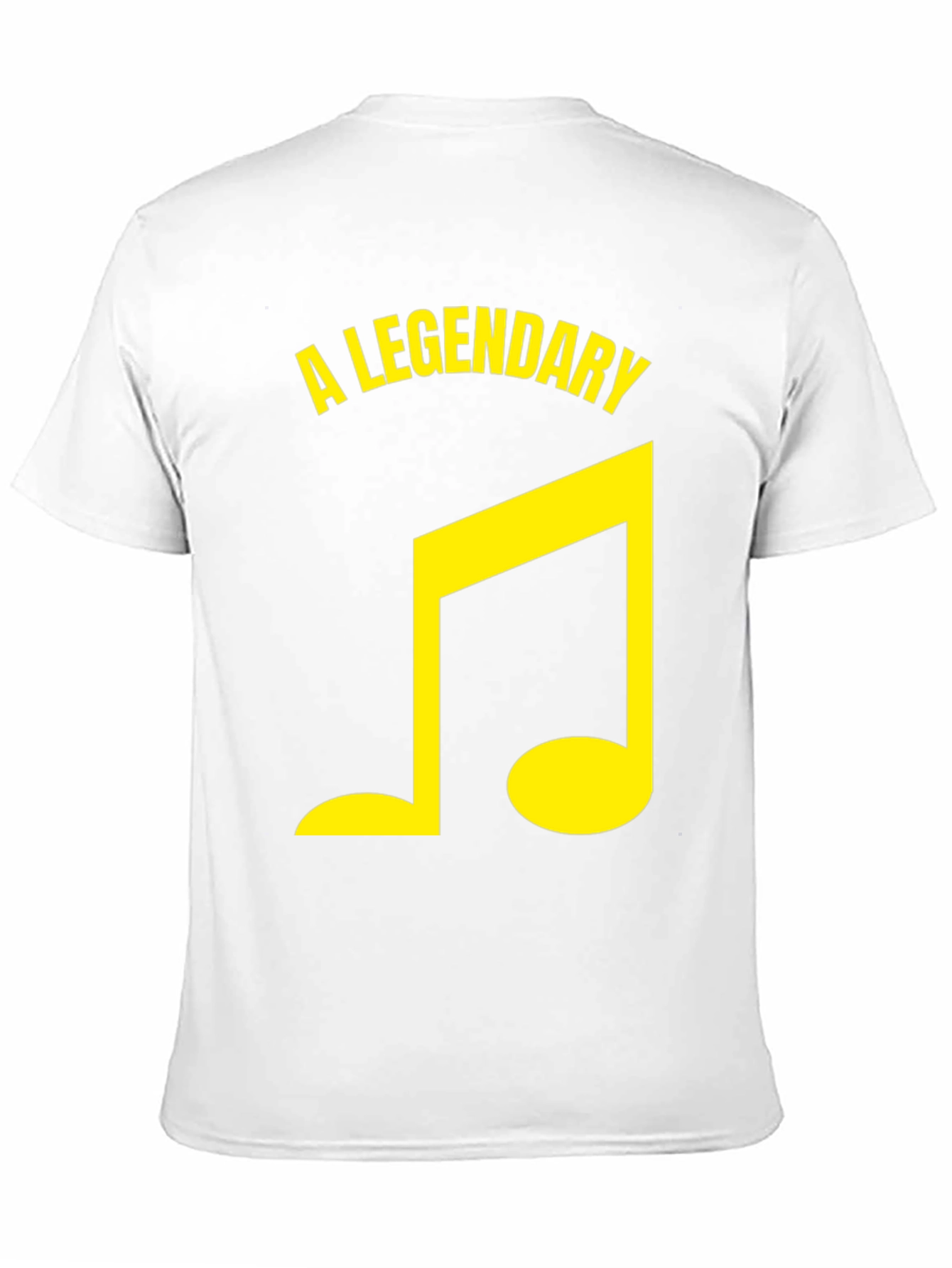 Legendary Music Note Graphic Tee - Black
