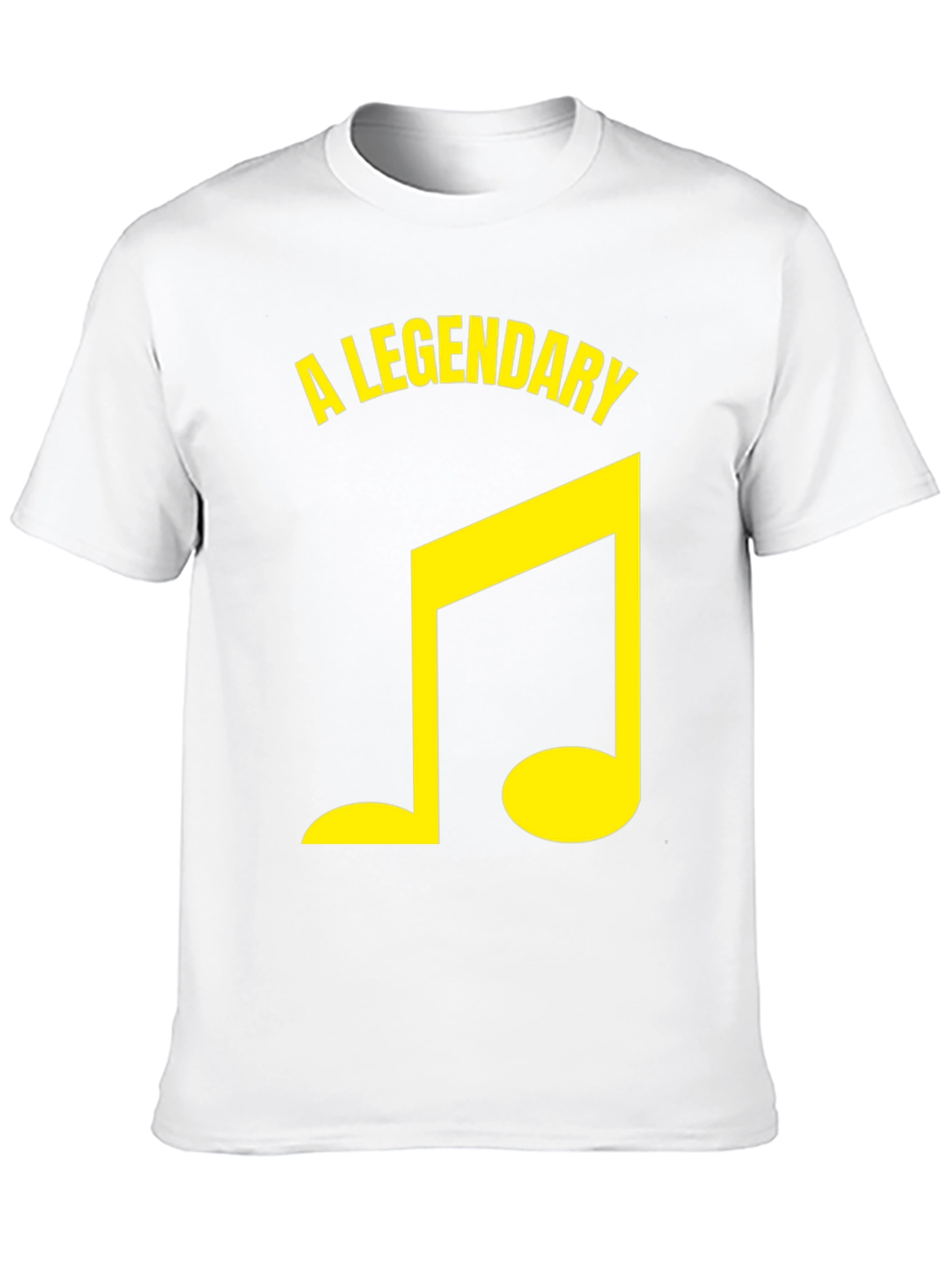 Legendary Music Note Graphic Tee - Black