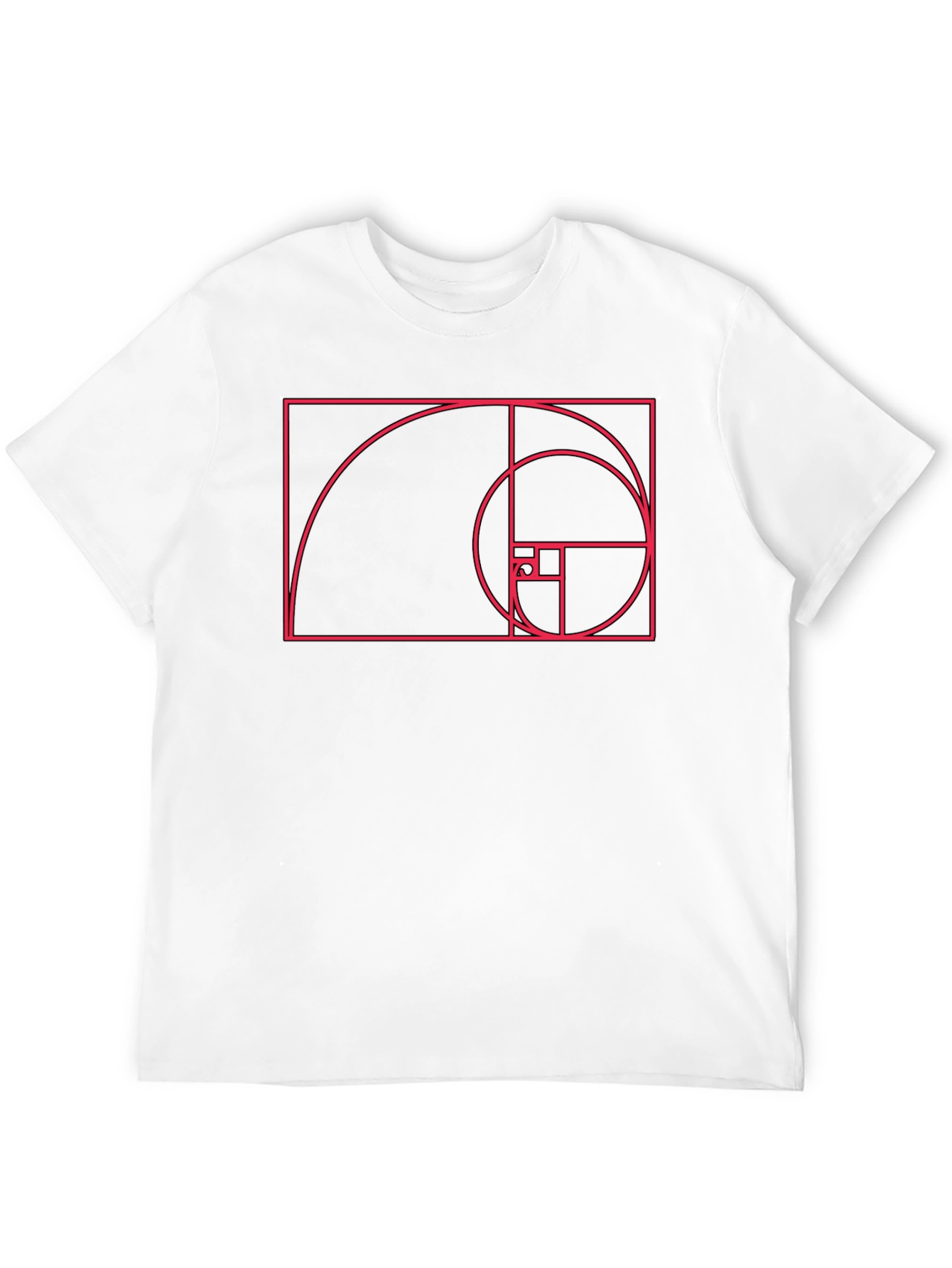 Golden Ratio Graphic Tee - Black Cotton Blend