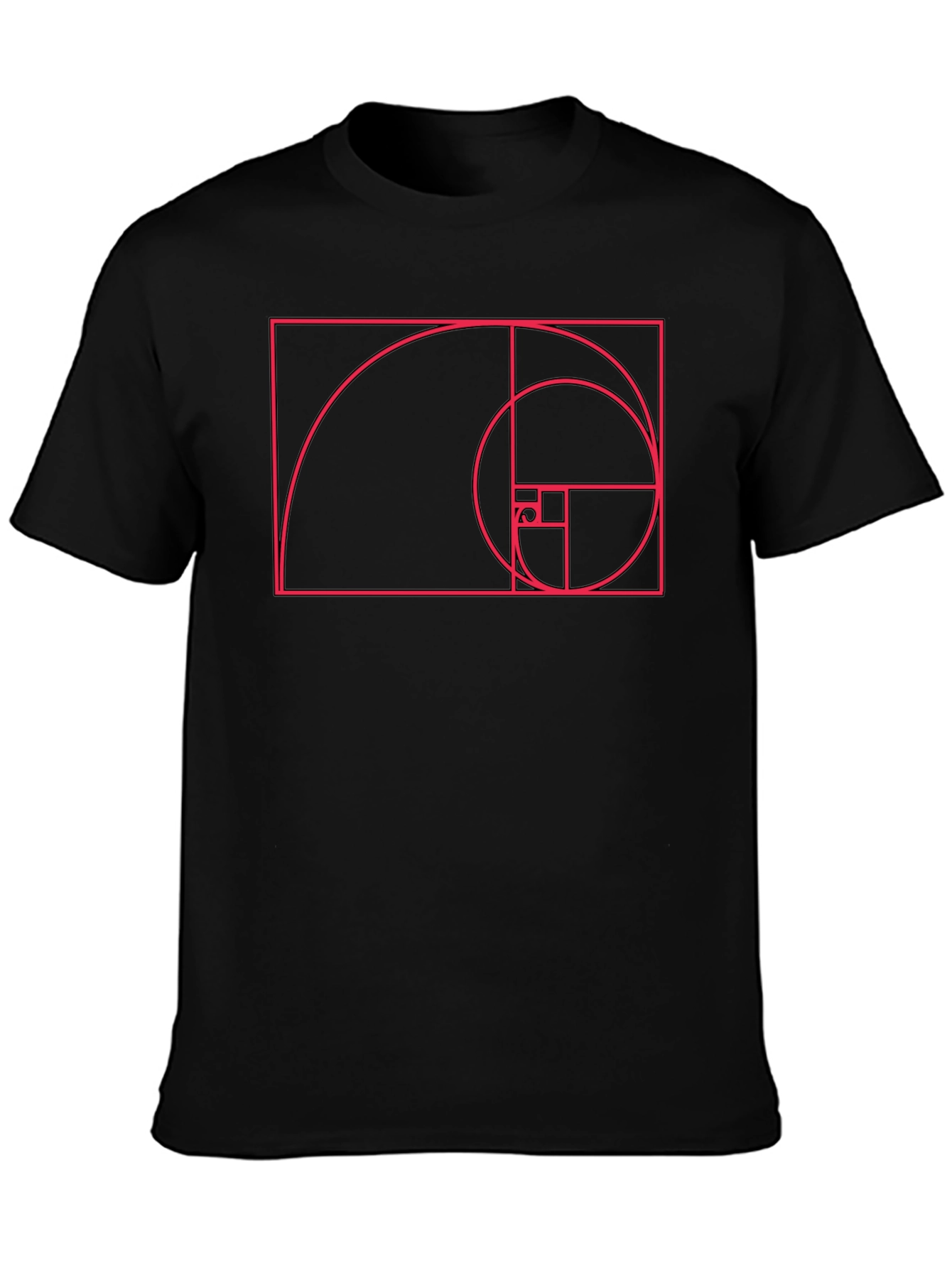 Golden Ratio Graphic Tee - Black Cotton Blend