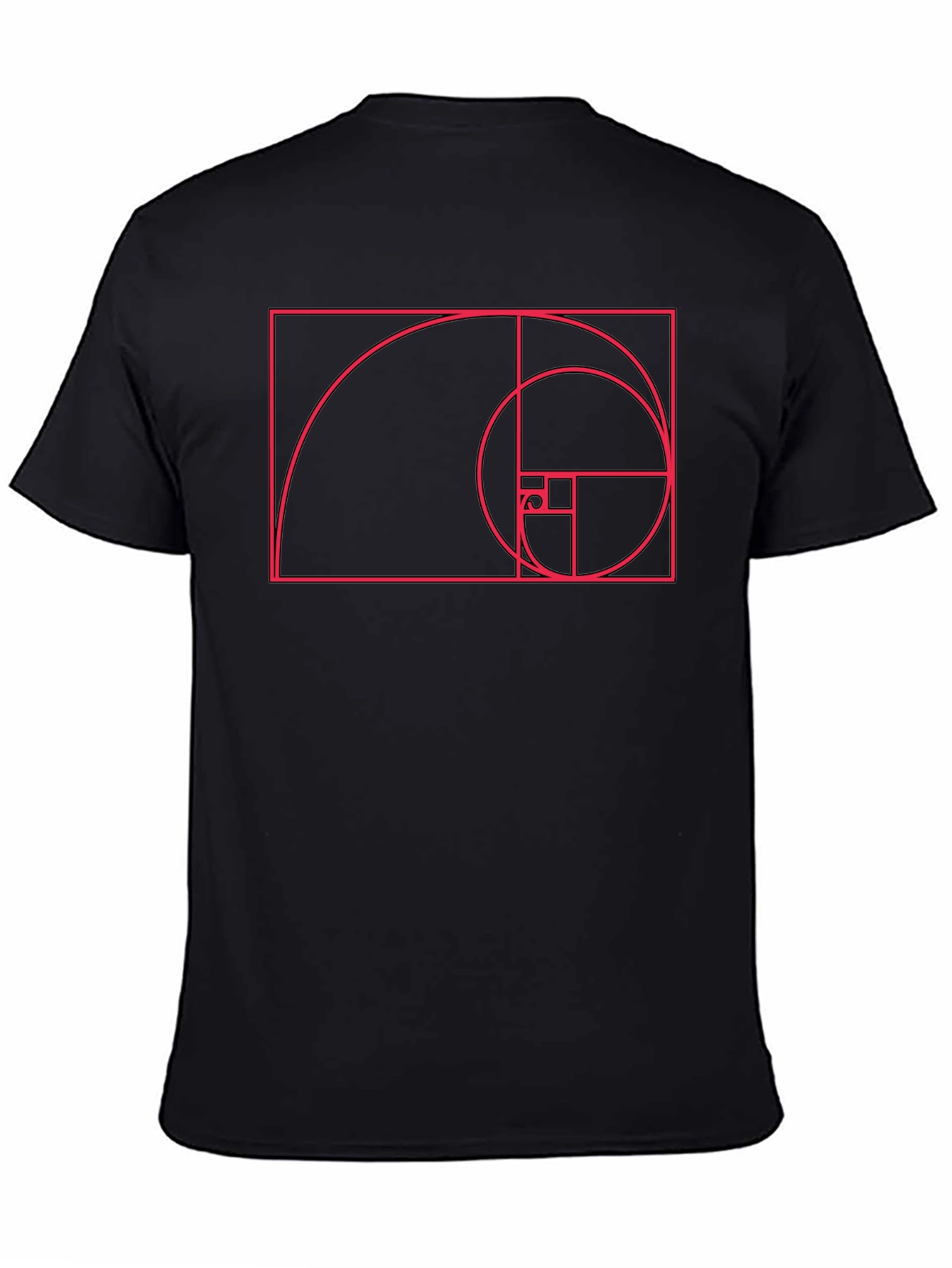 Golden Ratio Graphic Tee - Black Cotton Blend