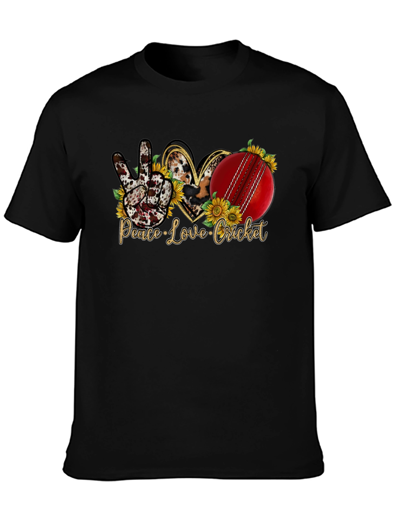 Peace Love Cricket T-Shirt: Unisex Graphic Tee