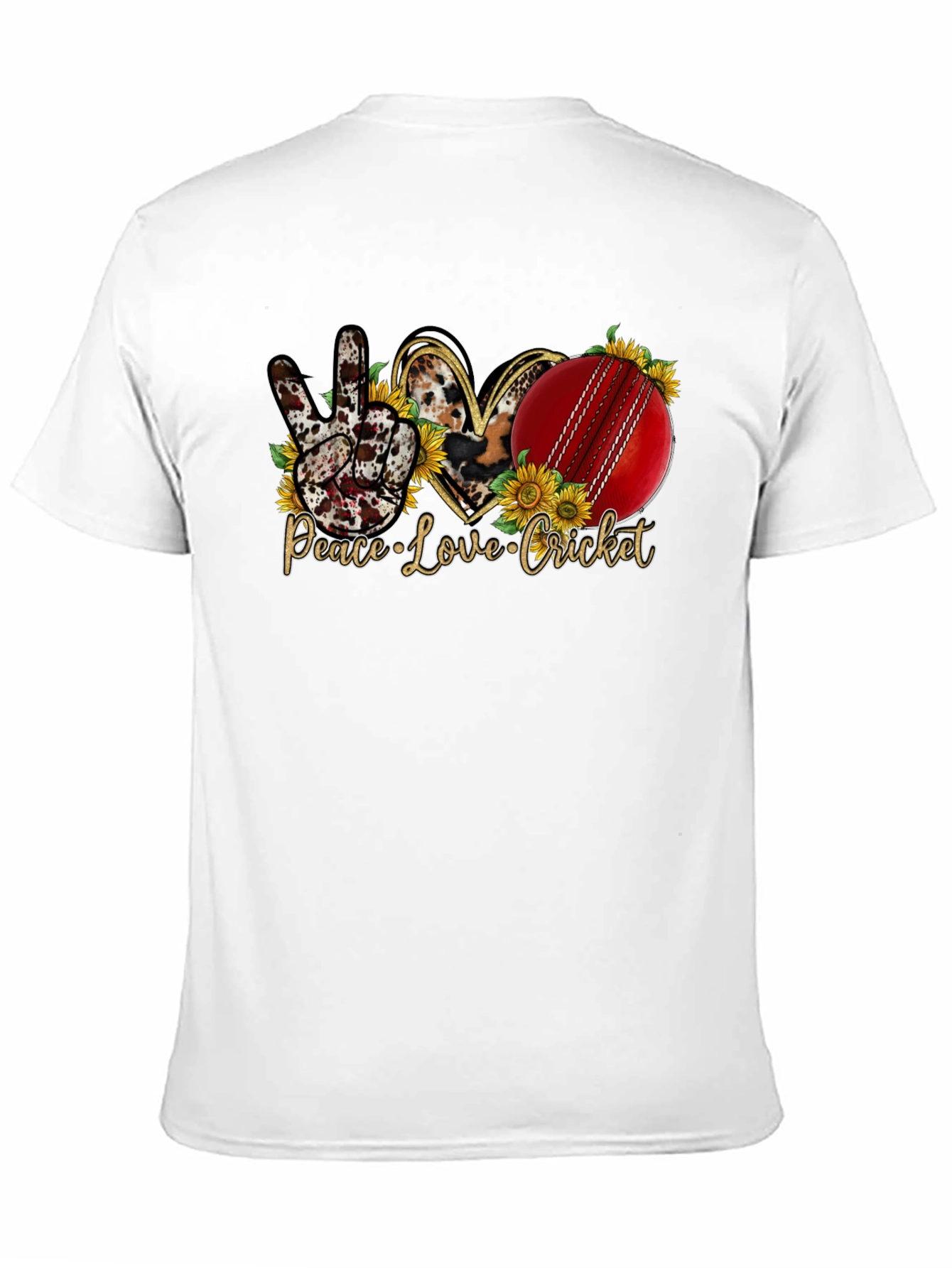 Peace Love Cricket T-Shirt: Unisex Graphic Tee