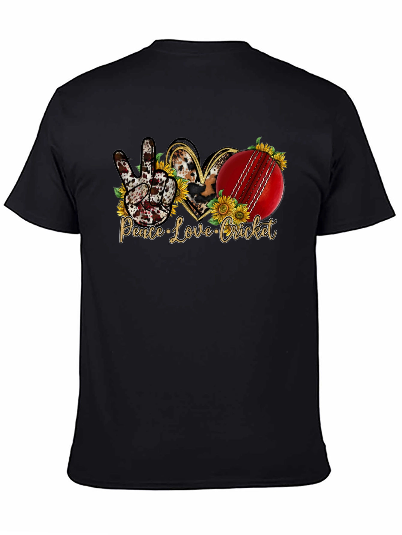 Peace Love Cricket T-Shirt: Unisex Graphic Tee
