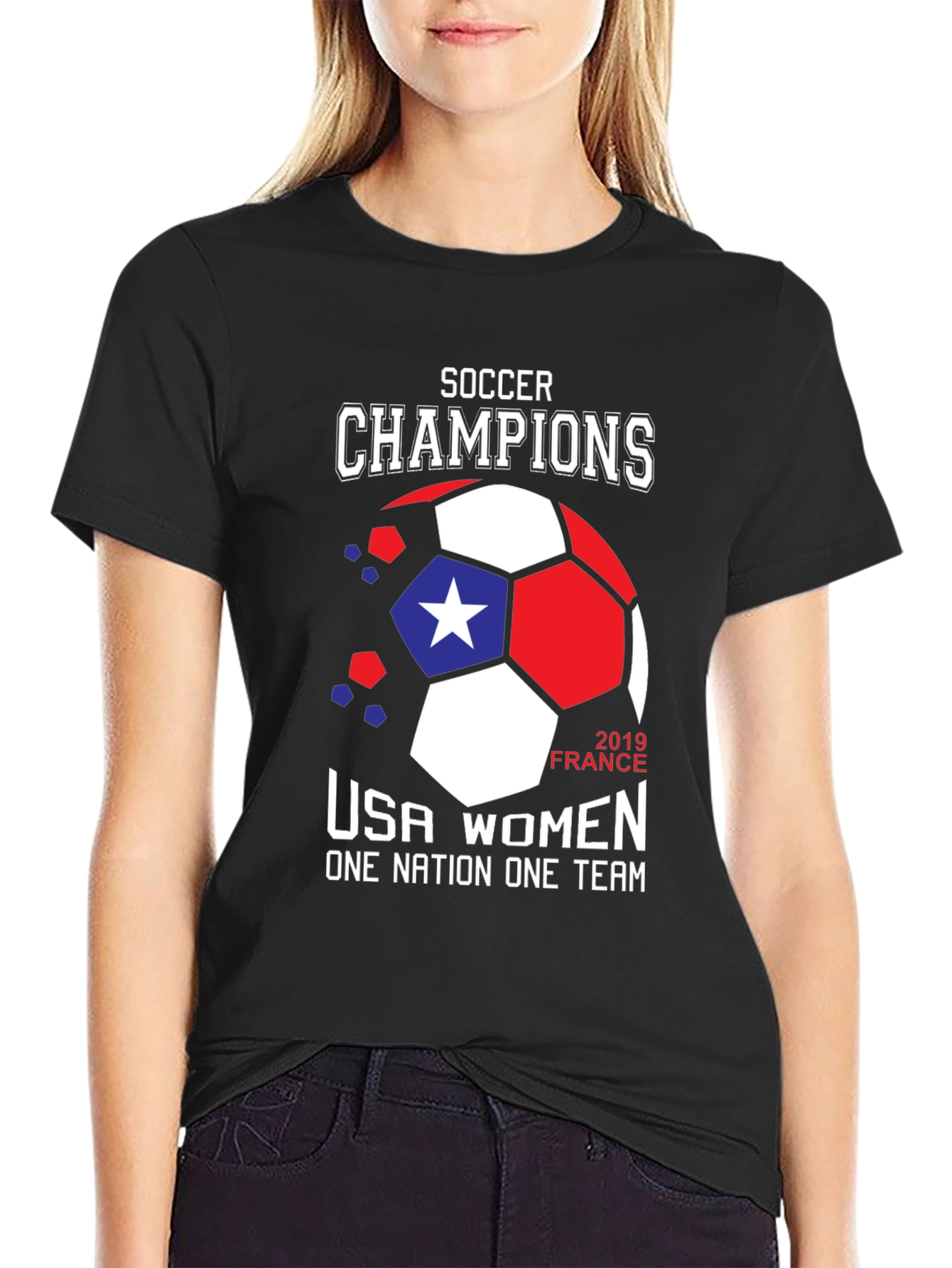 USA Womens Soccer Champions T-Shirt