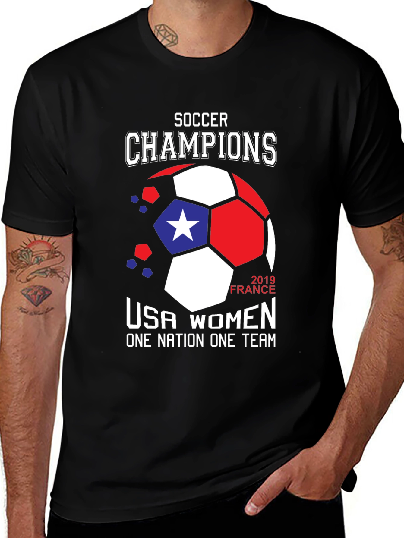 USA Womens Soccer Champions T-Shirt