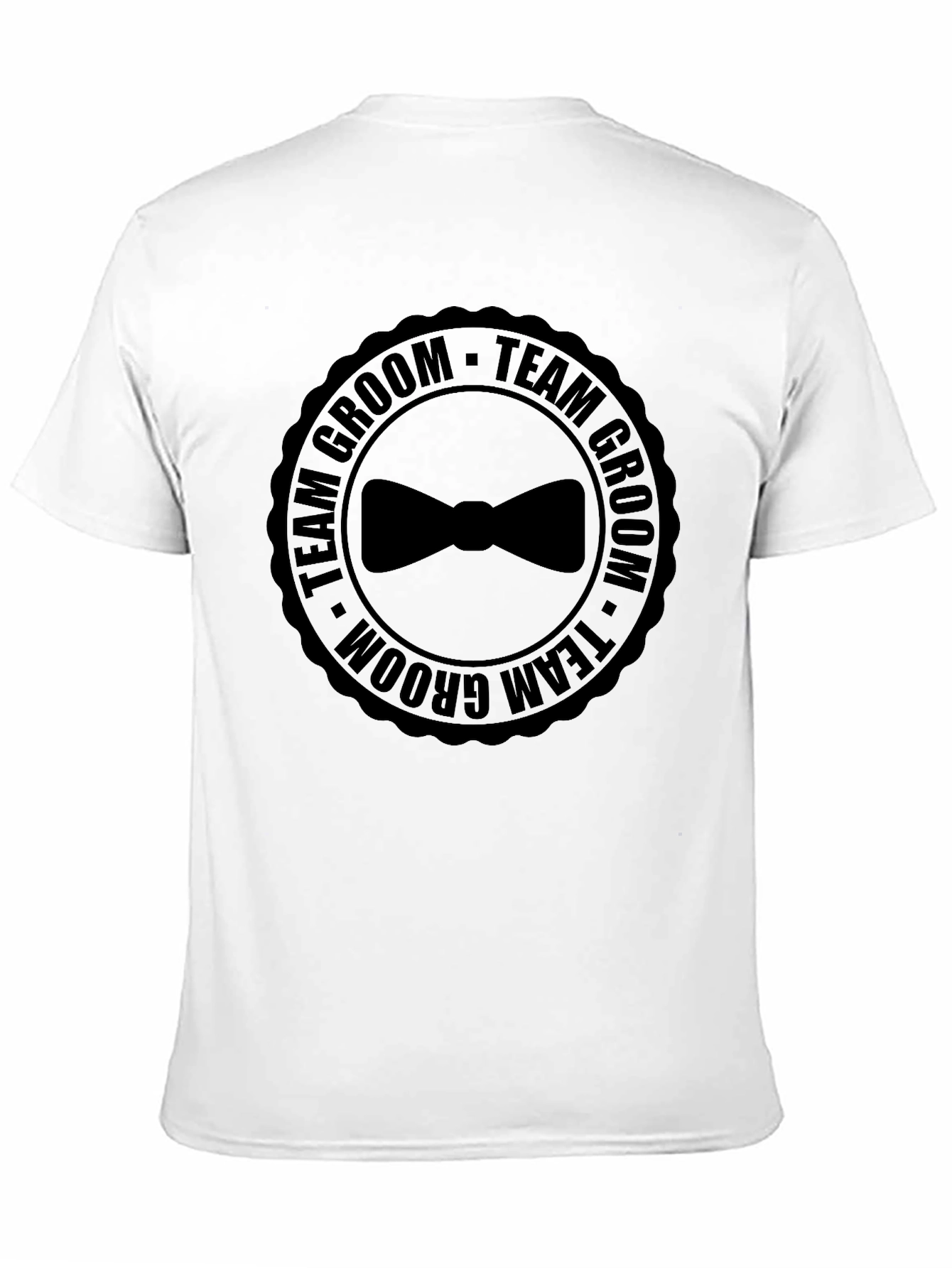 Team Groom Bowtie Graphic T-Shirt