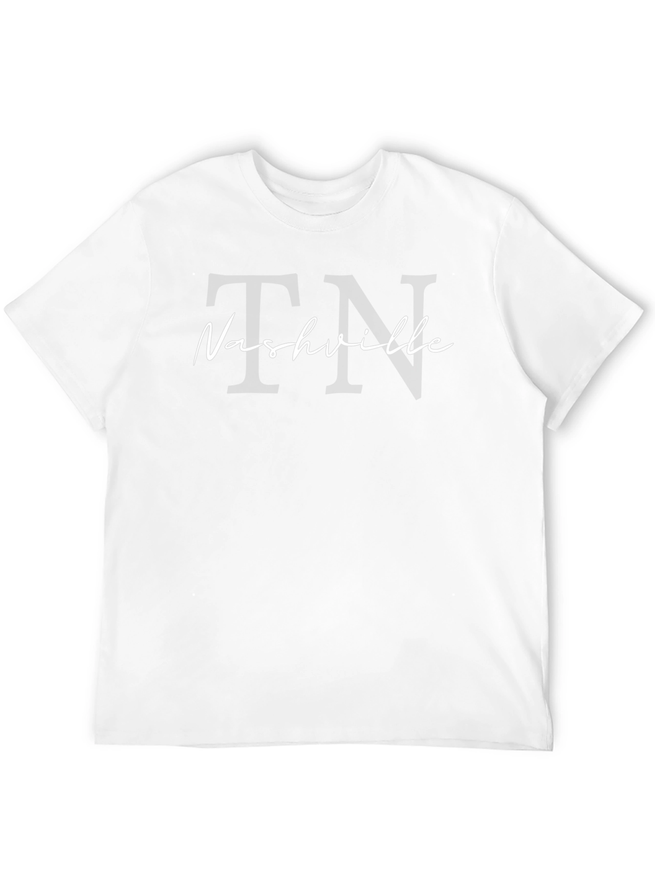 Nashville TN Graphic T-Shirt Black Cotton Tee