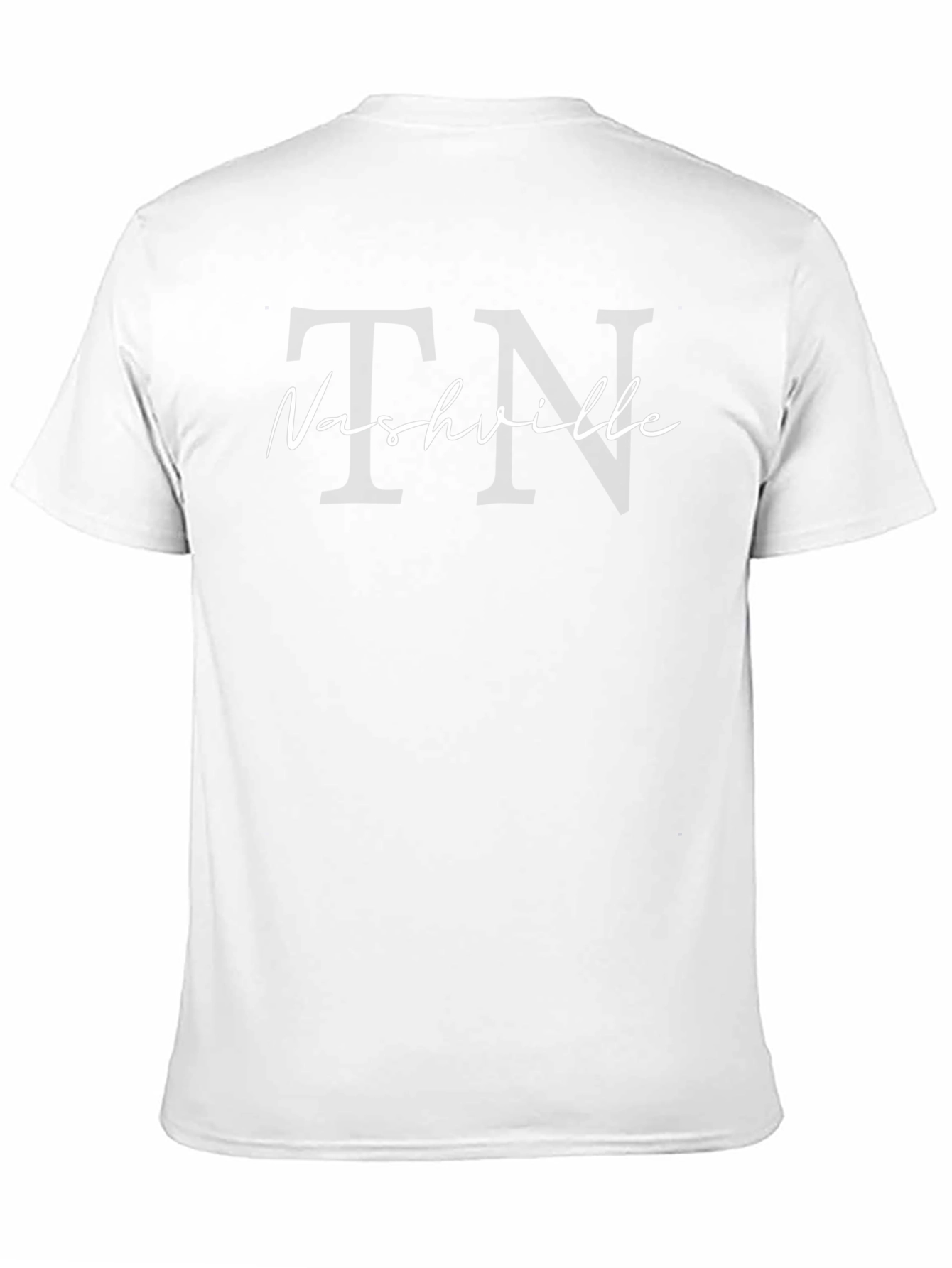Nashville TN Graphic T-Shirt Black Cotton Tee