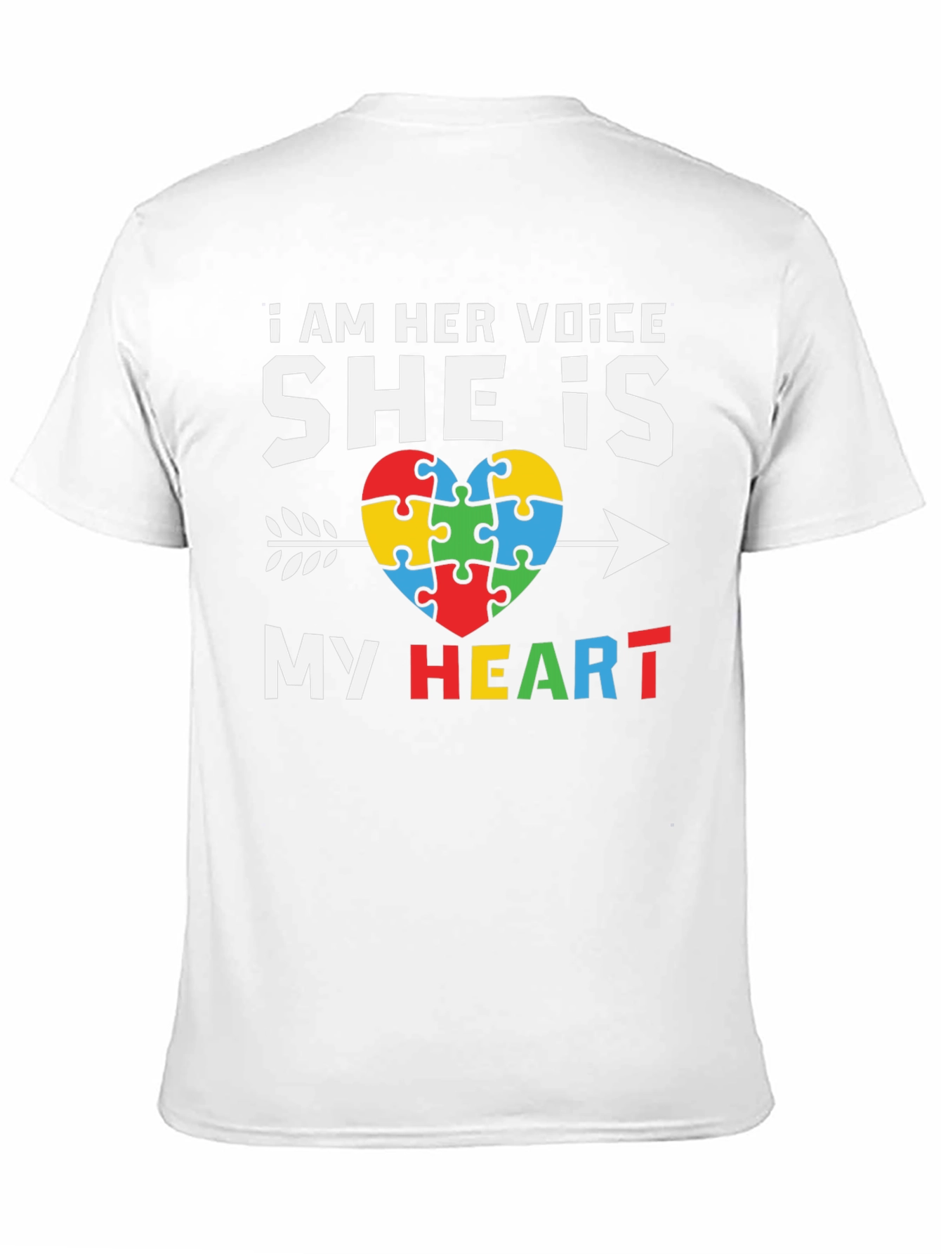 I Am Her Voice Autism Awareness T-Shirt