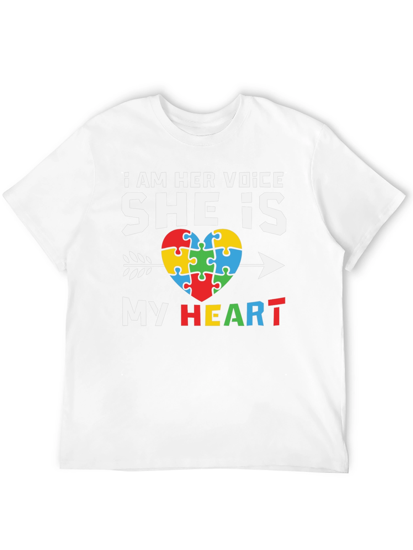 I Am Her Voice Autism Awareness T-Shirt