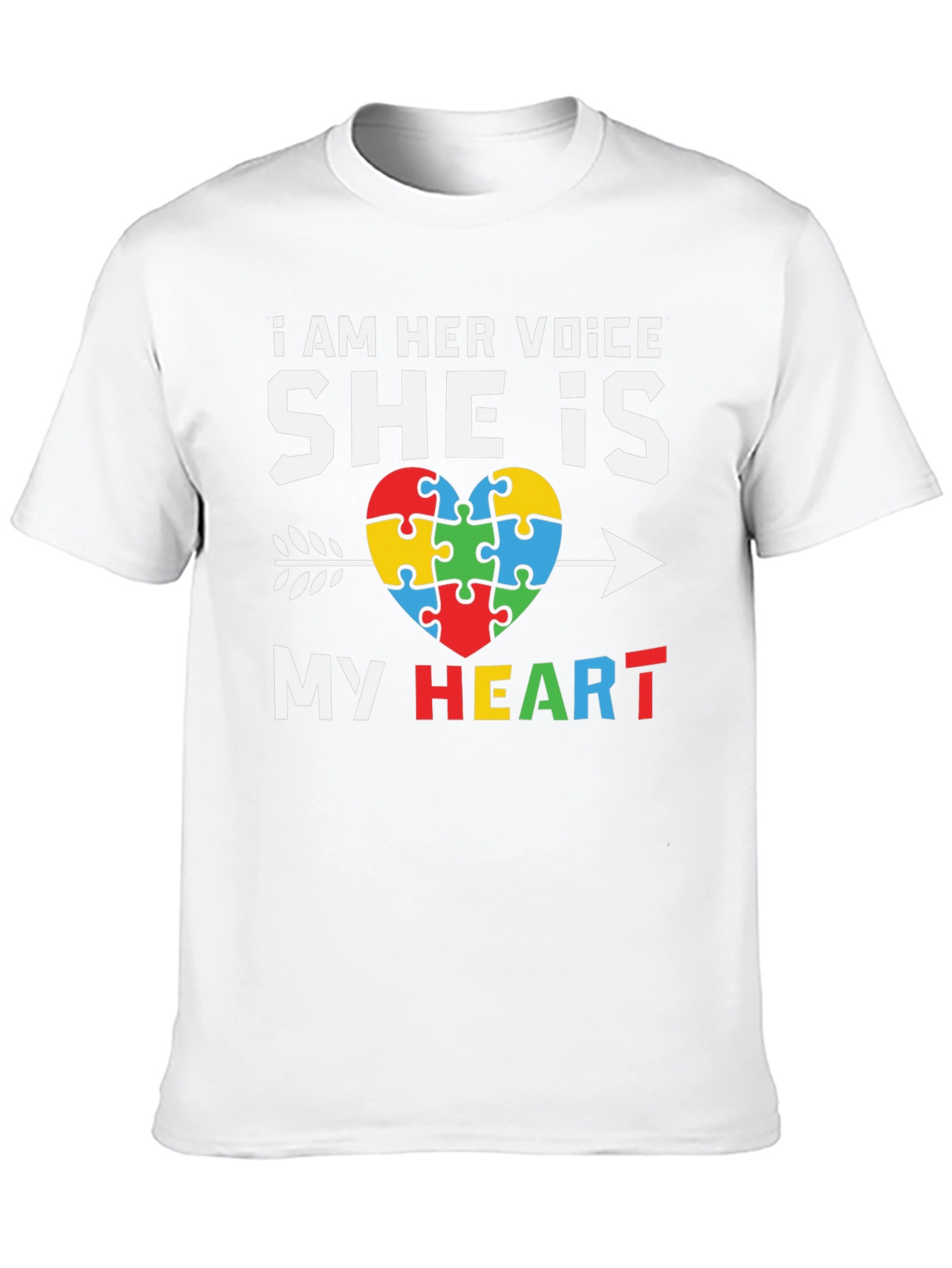 I Am Her Voice Autism Awareness T-Shirt