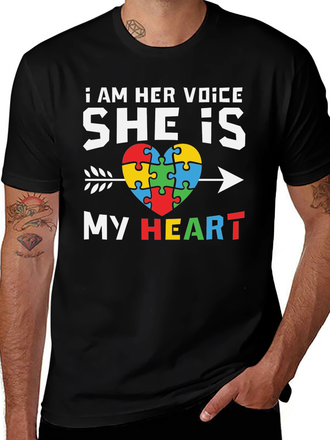 I Am Her Voice Autism Awareness T-Shirt