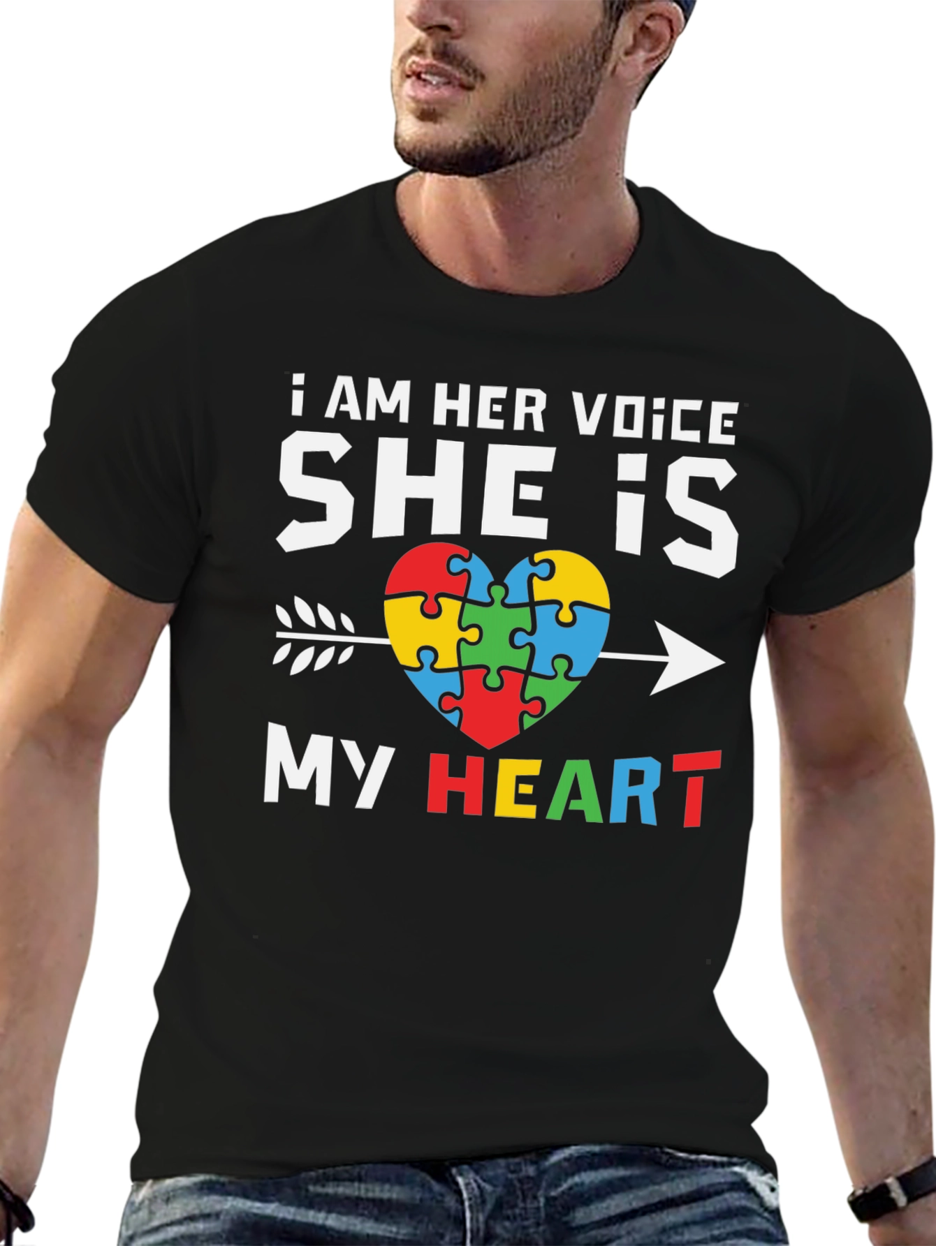 I Am Her Voice Autism Awareness T-Shirt