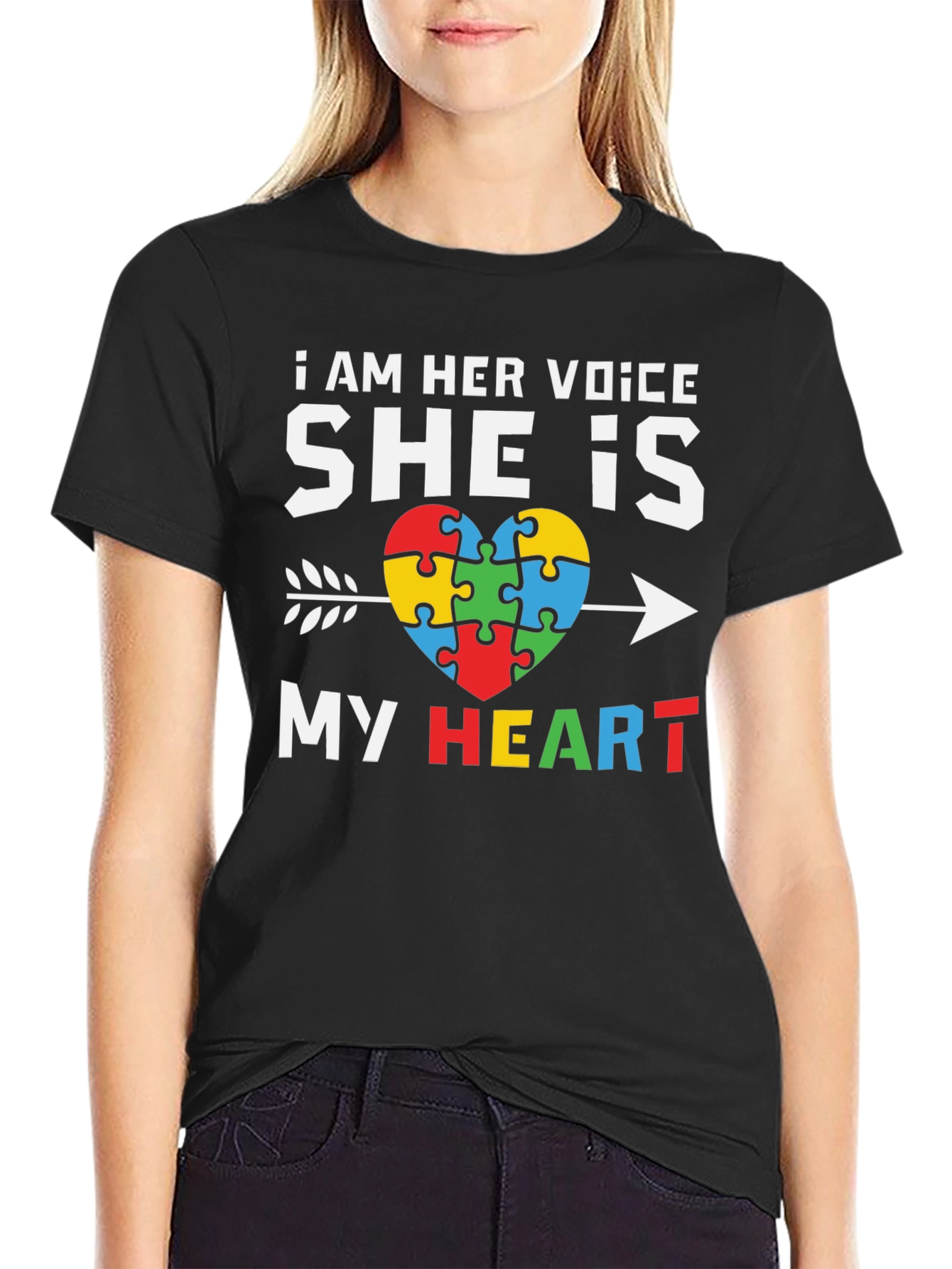 I Am Her Voice Autism Awareness T-Shirt