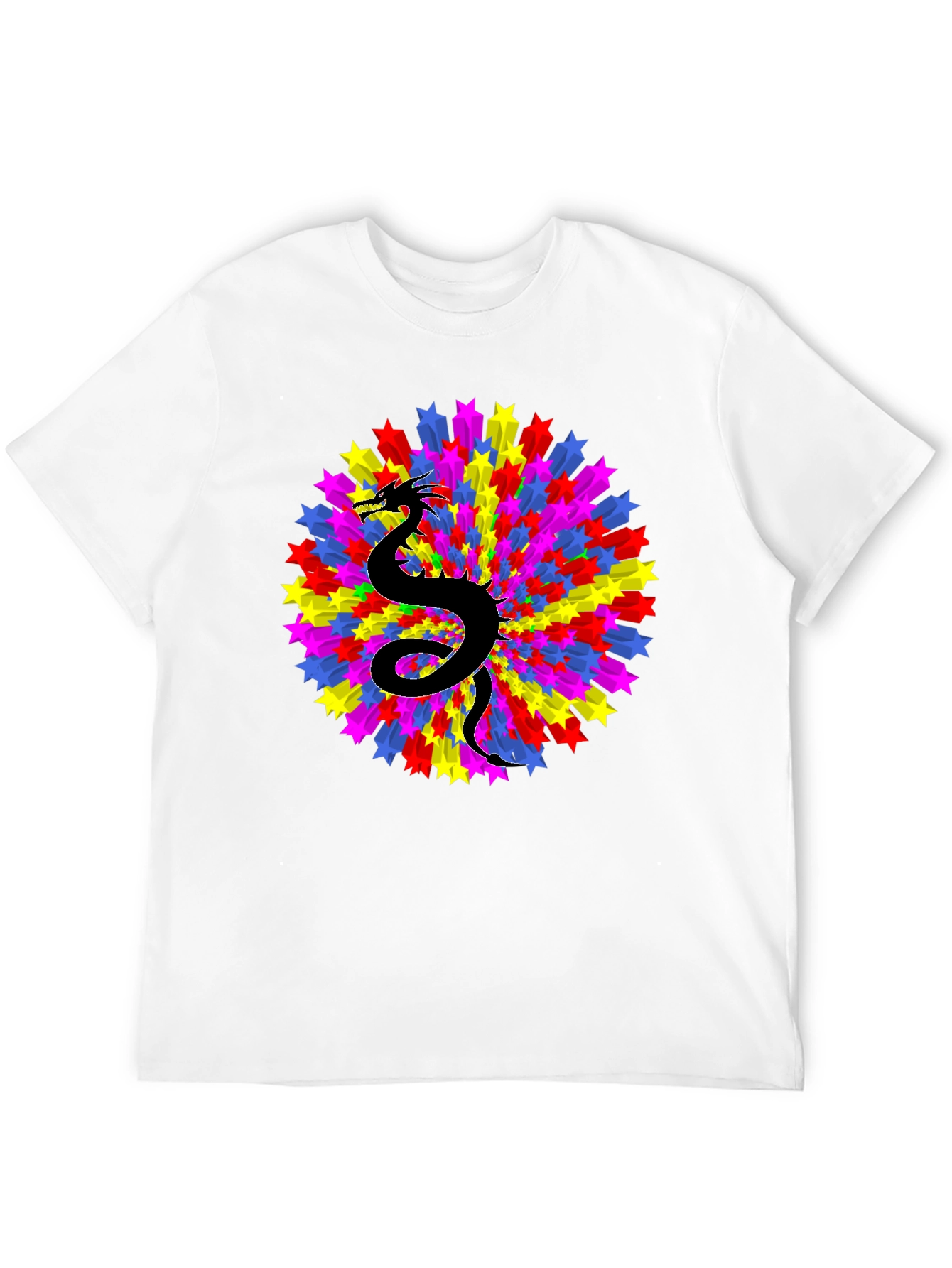 Dragon Starburst Black T-Shirt
