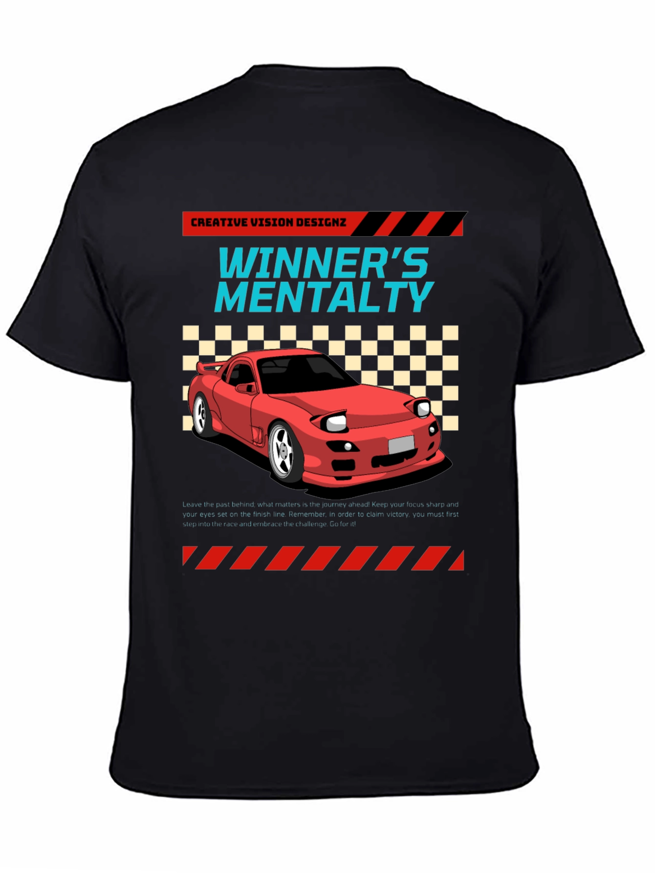 Winners Mentality Car Graphic T-Shirt