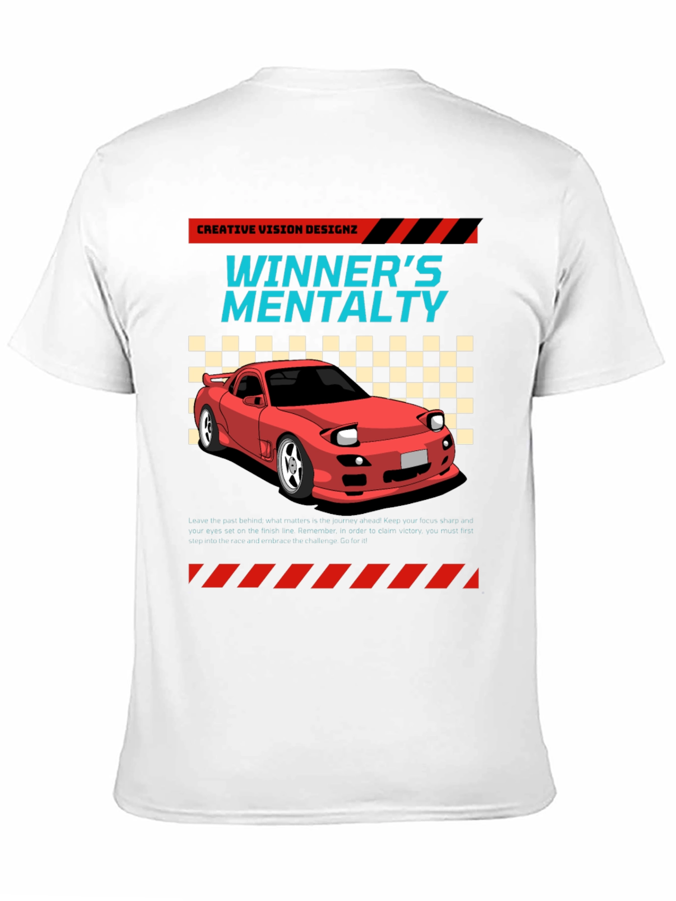 Winners Mentality Car Graphic T-Shirt
