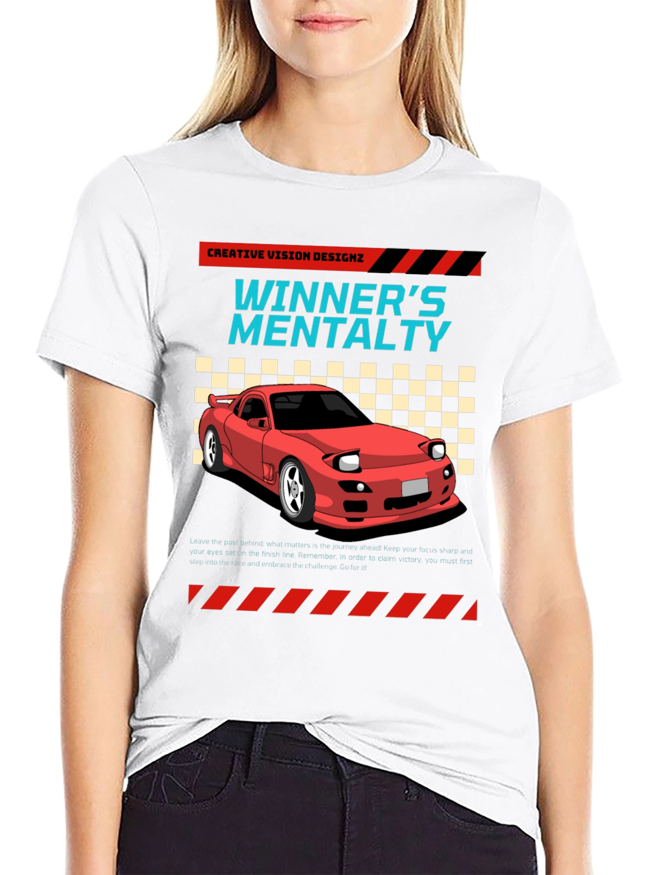 Winners Mentality Car Graphic T-Shirt